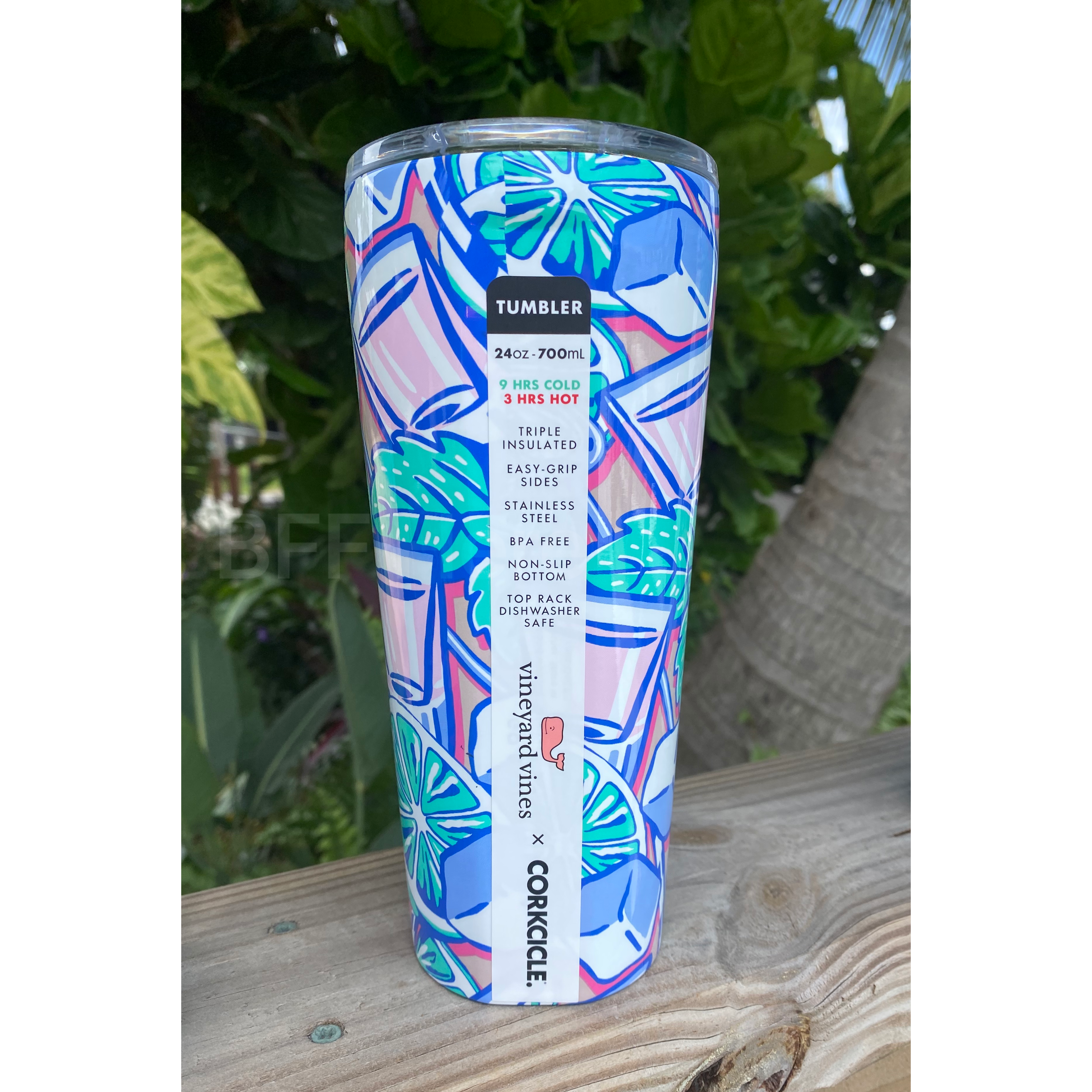 Corkcicle Tumbler Vineyard Vines Blue Camo 24oz