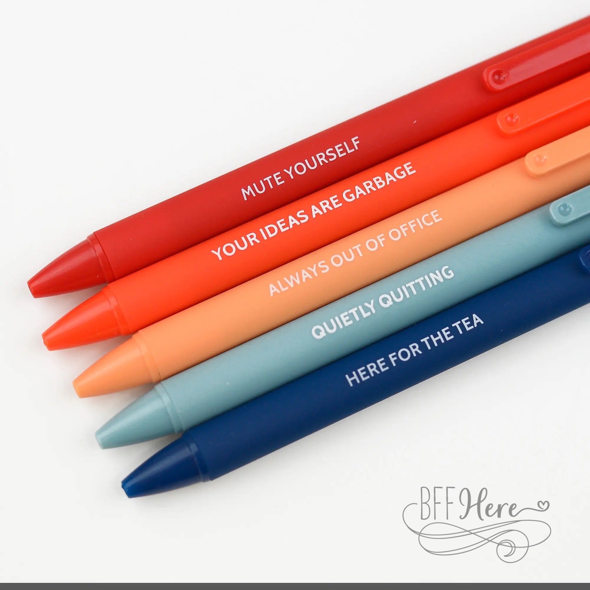 Favorite Teacher Pen Set Funny Edition – BFF Here