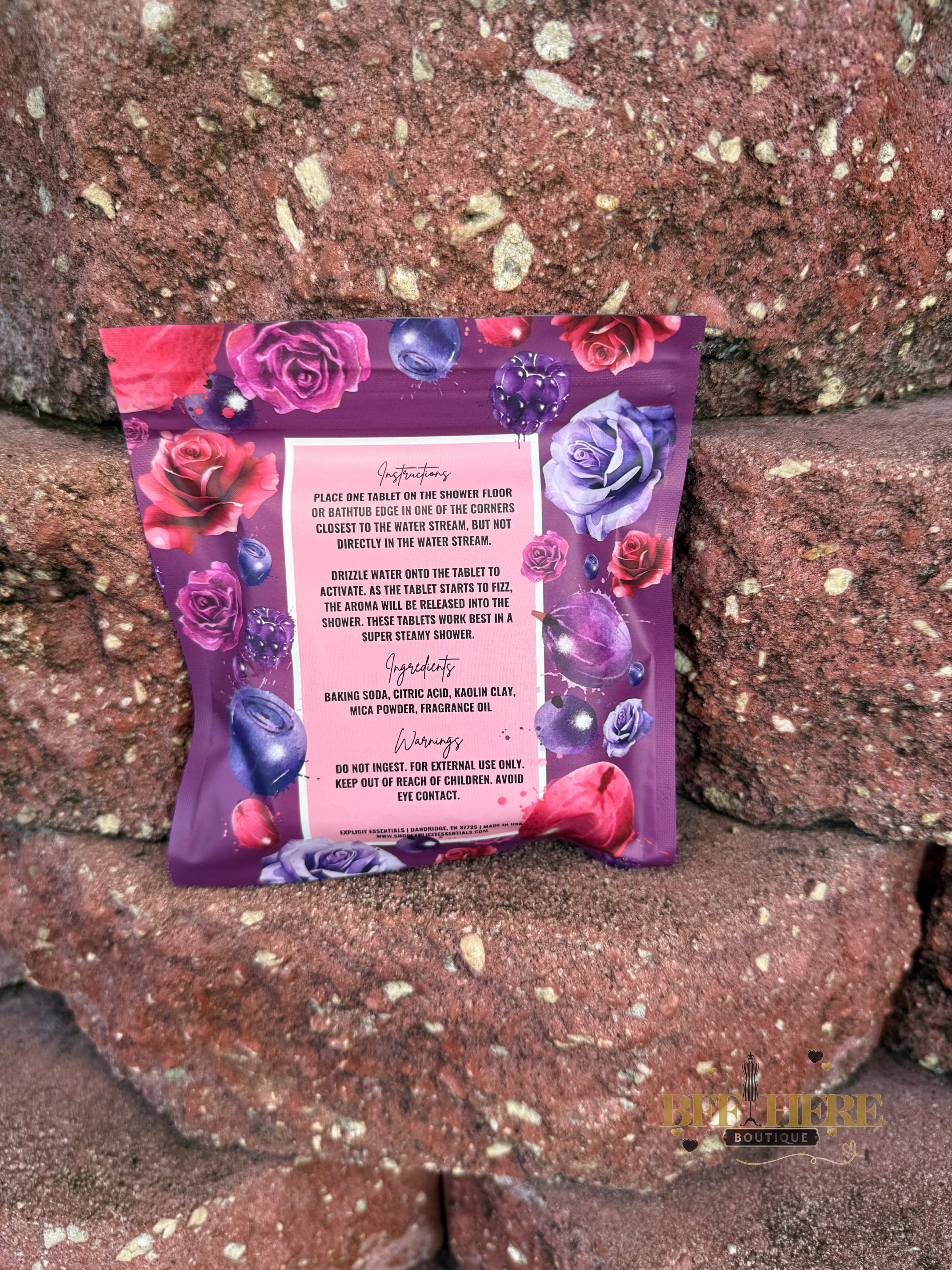 Shower Steamers by Explicit Essentials (Choice of Scent) - BFF Here