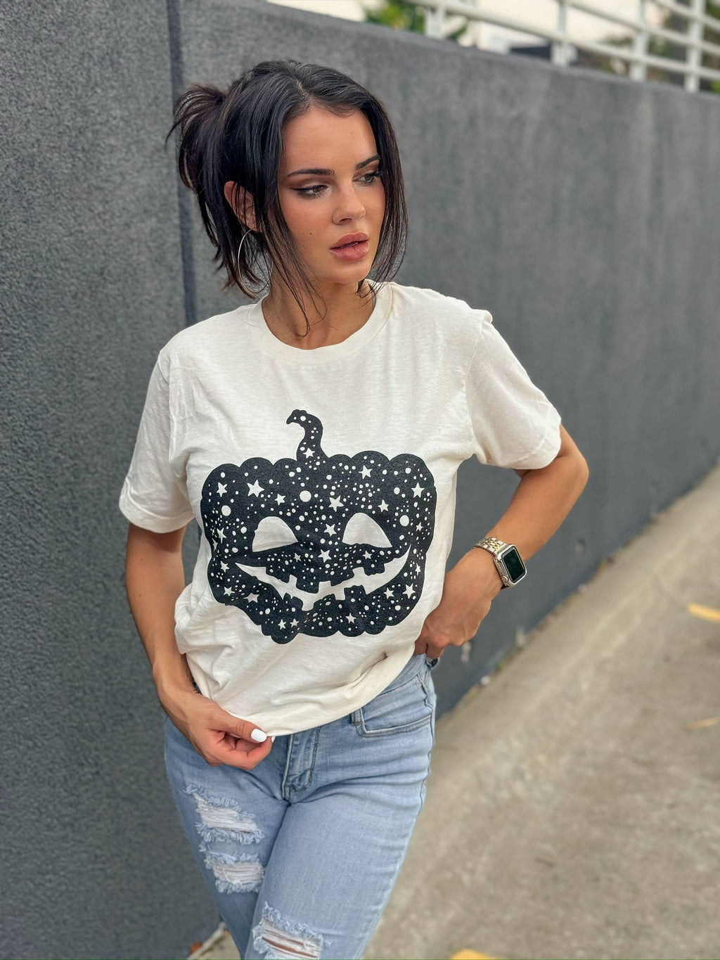 Cosmic Jack-O'-Lantern T-Shirt - BFF Here