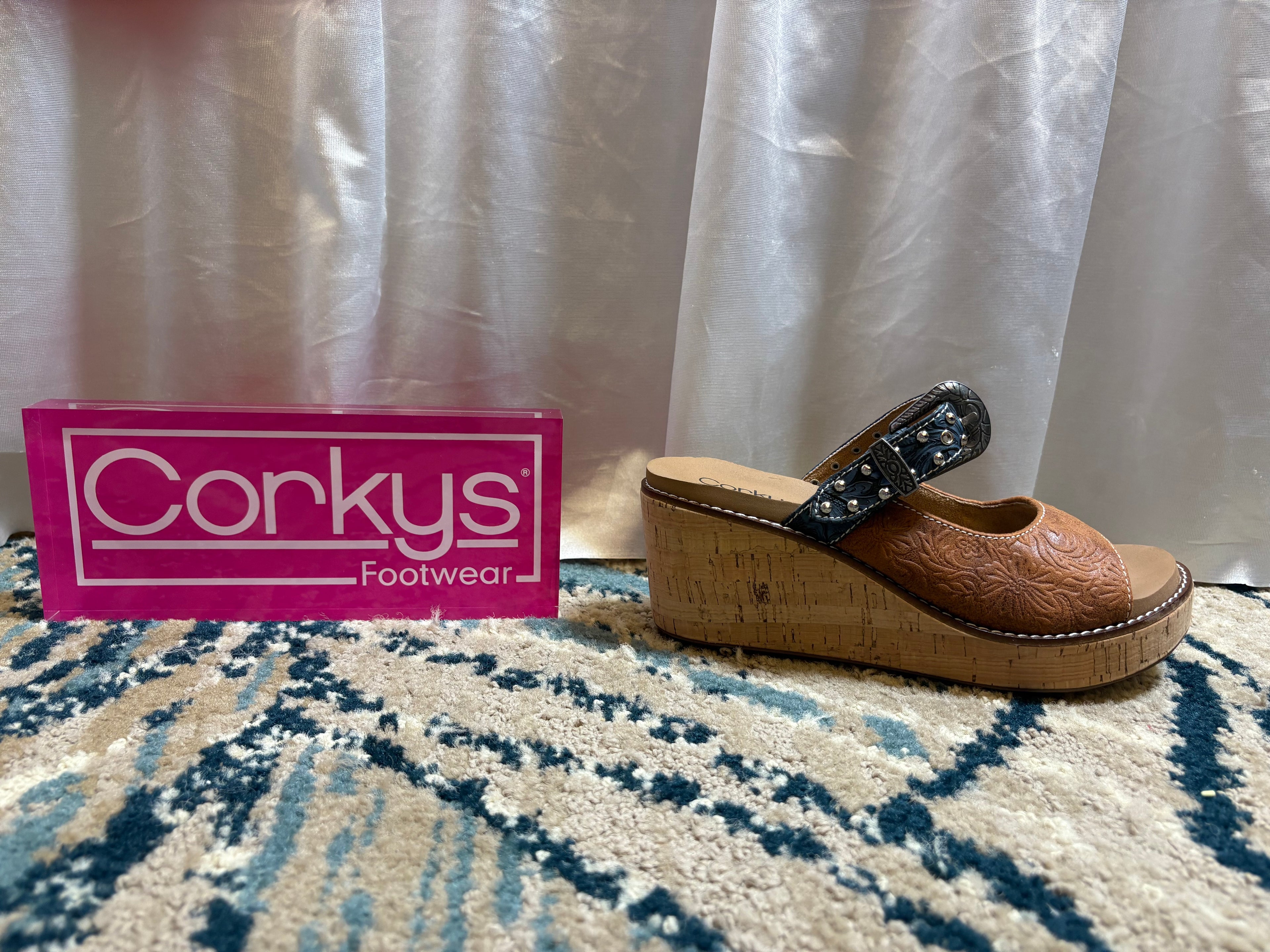 Need a Favor / Cognac Embossed by Corkys (ARRAY) --Ships in July - BFF Here