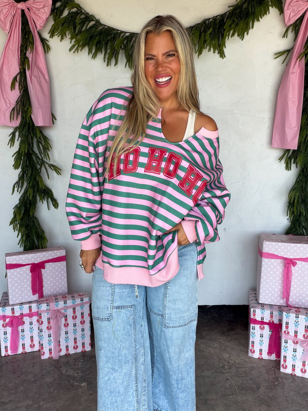 PREORDER: Jolly & Merry Oversized Pullover by Blakeley (ETA: October)