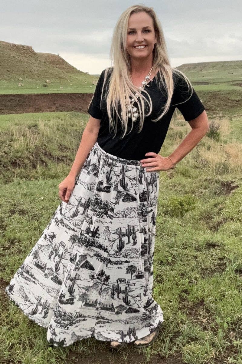 The Old Days Maxi Skirt by Sterling Kreek - BFF Here