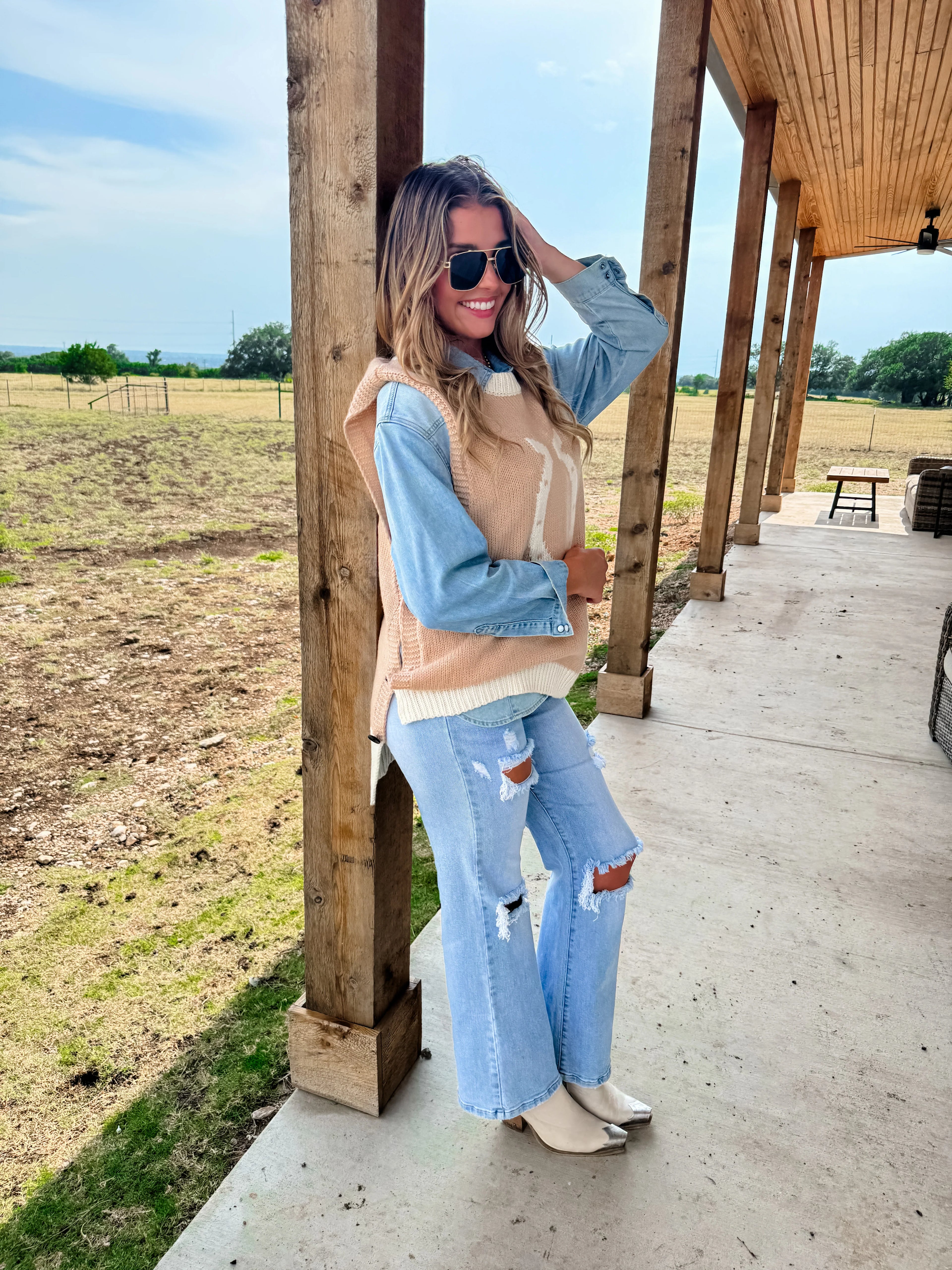 PREORDER: High Class Country Sweater Vest by Blakeley (ETA: Late December) - BFF Here