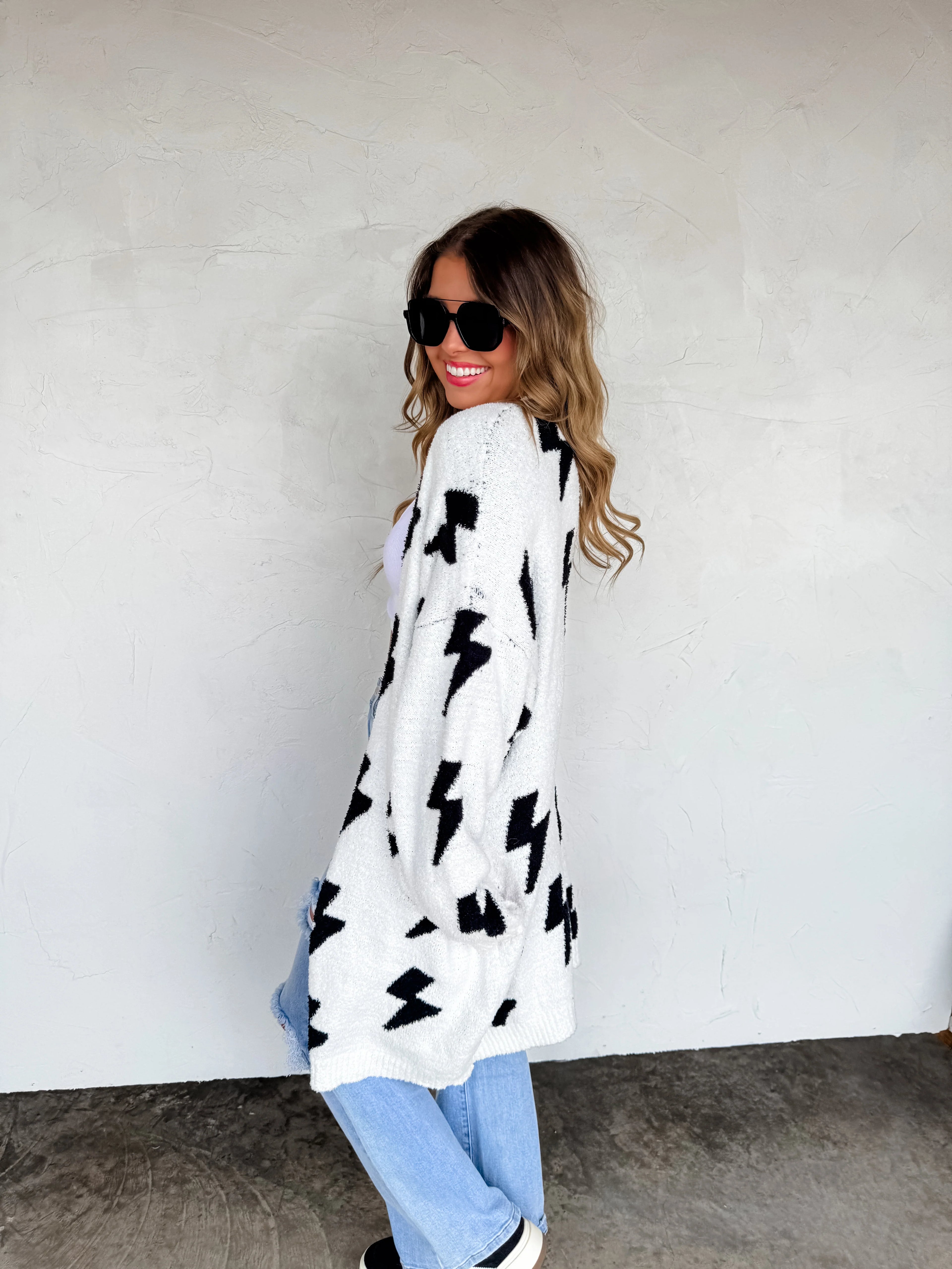 PREORDER: Lighting & Cheetah Cloud Cardigan by Blakeley (ETA: Late November) - BFF Here