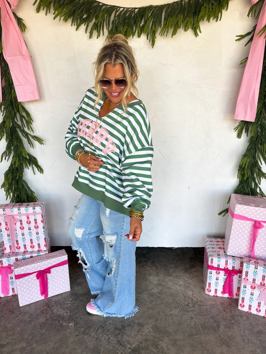 PREORDER: Jolly & Merry Oversized Pullover by Blakeley (ETA: October)