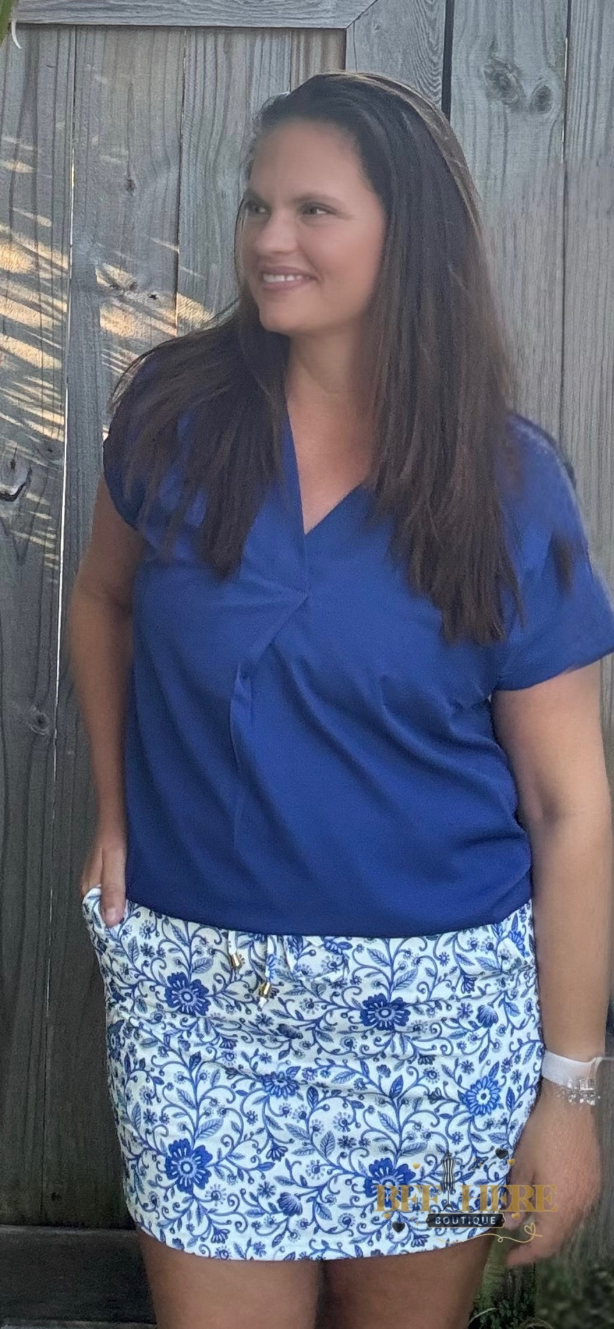 Enchanted Garden Skort / Blue by Jess Lea - BFF Here