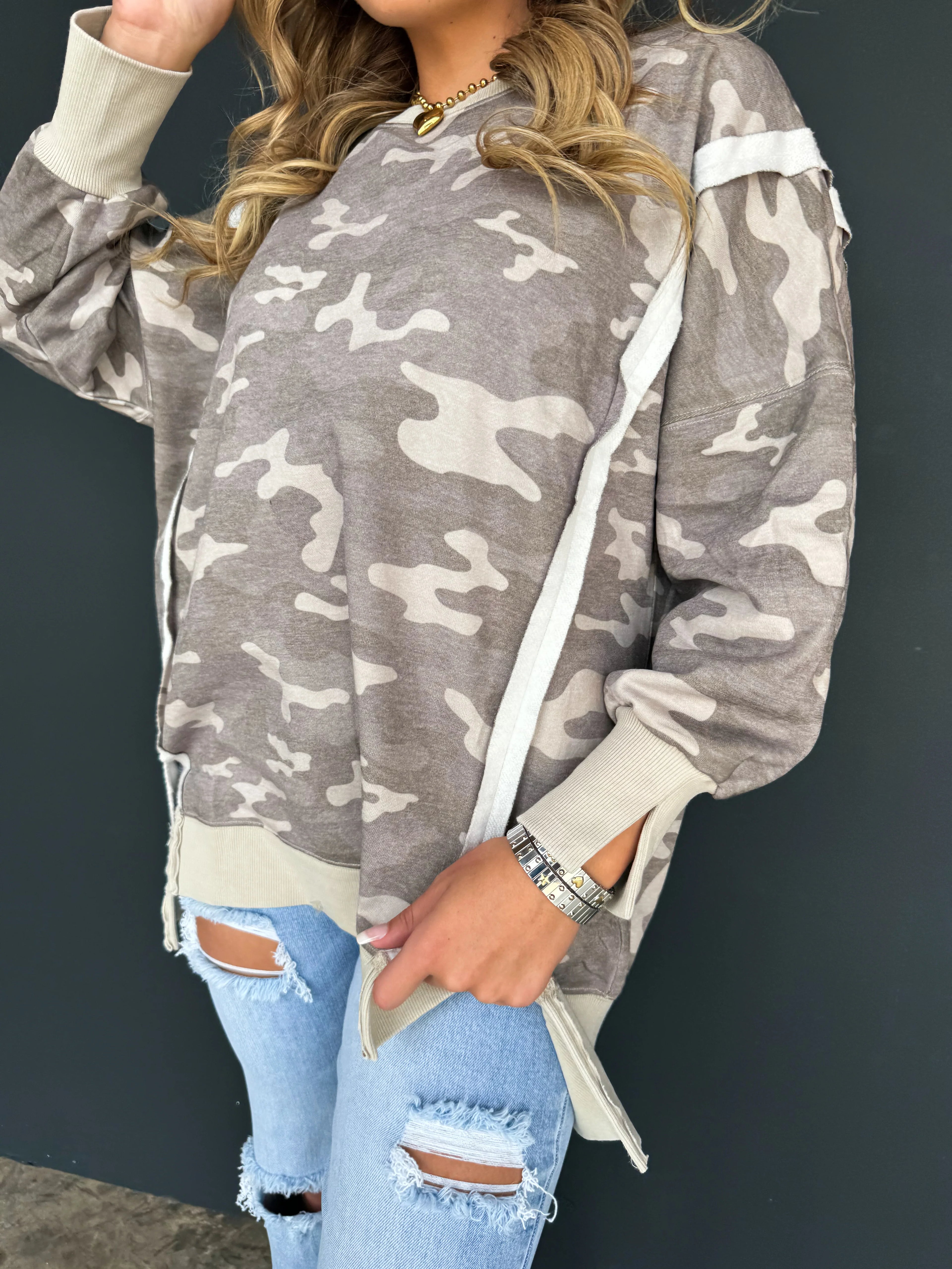 PREORDER: Green Camo Pullover by Blakeley (ETA: Mid November) - BFF Here