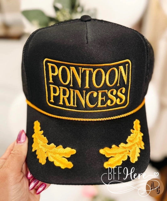 Pontoon Princess Trucker Hat - BFF Here