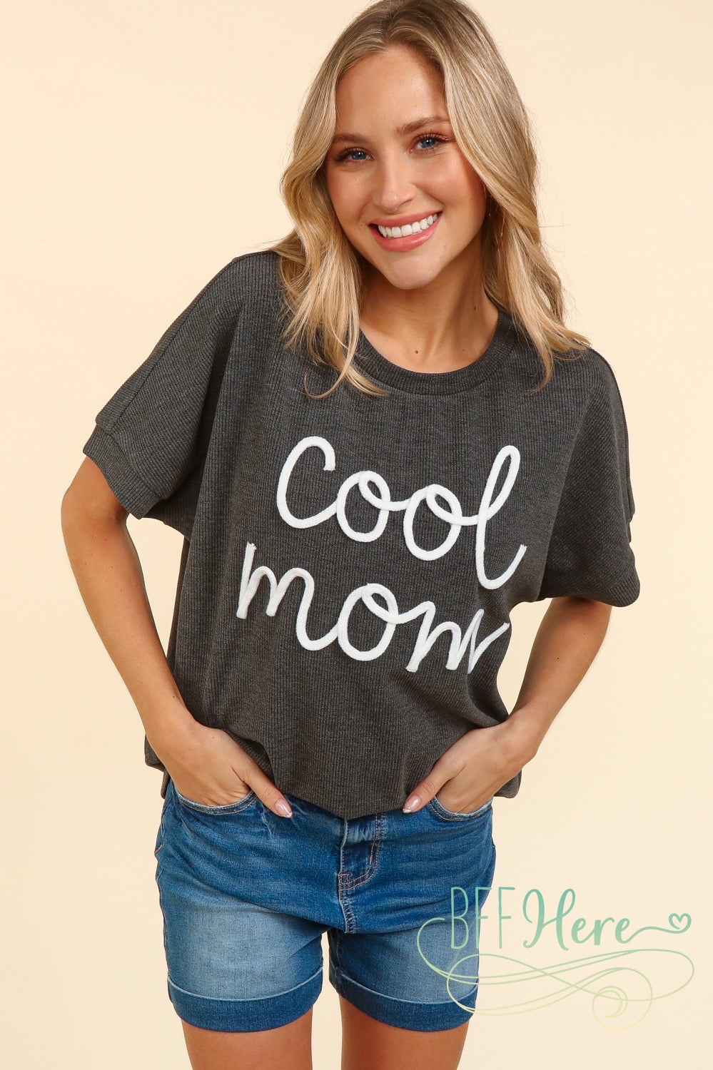 Fun & Fab 'Cool Mom' Tee - BFF Here