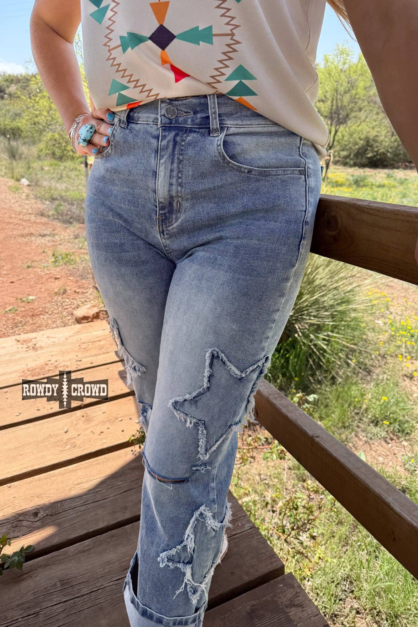 Oh My Stars Denim Jeans by Rowdy Crowd - BFF Here