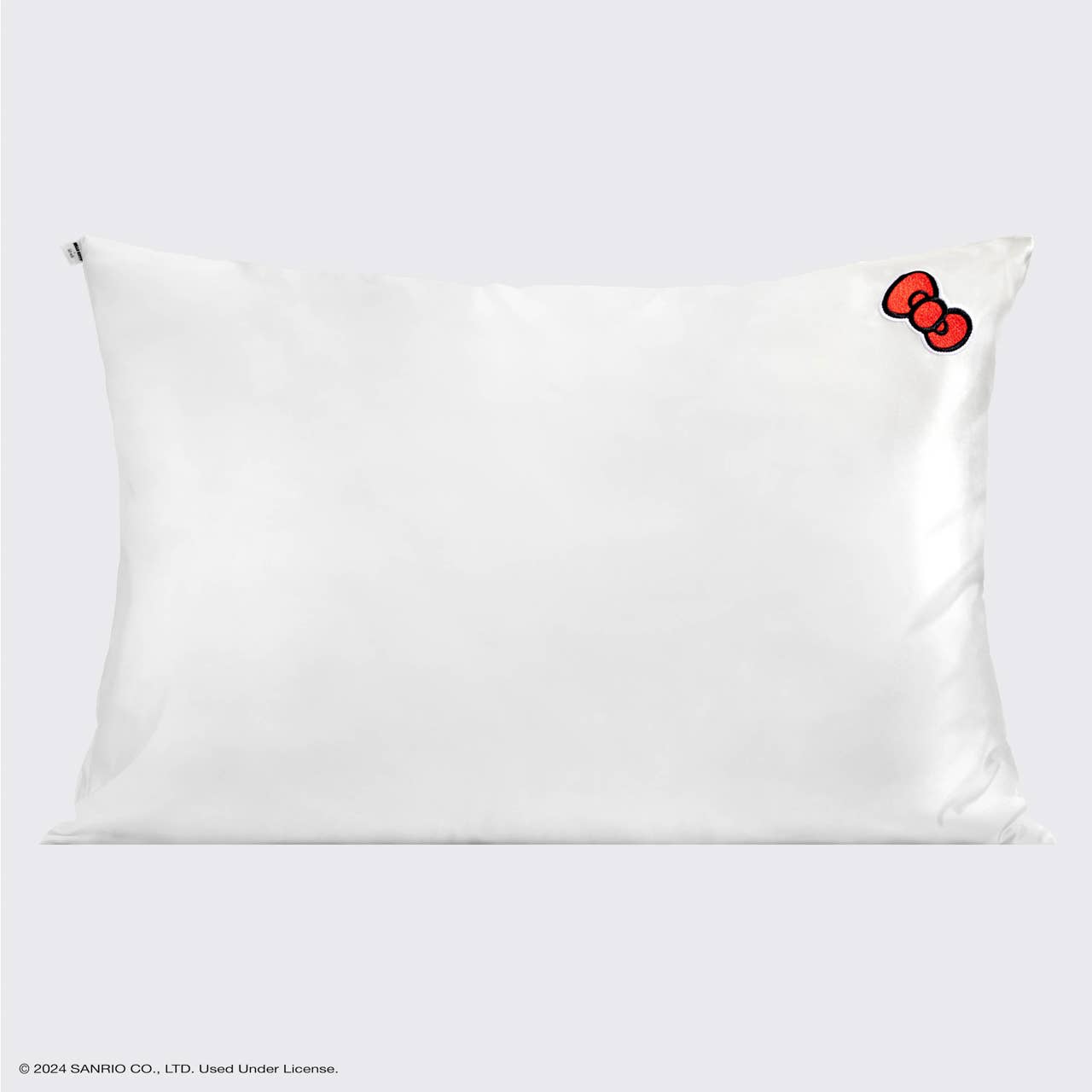 Hello Kitty x Kitsch Pillowcase Standard - Solid Ivory Kitty Bow - BFF Here