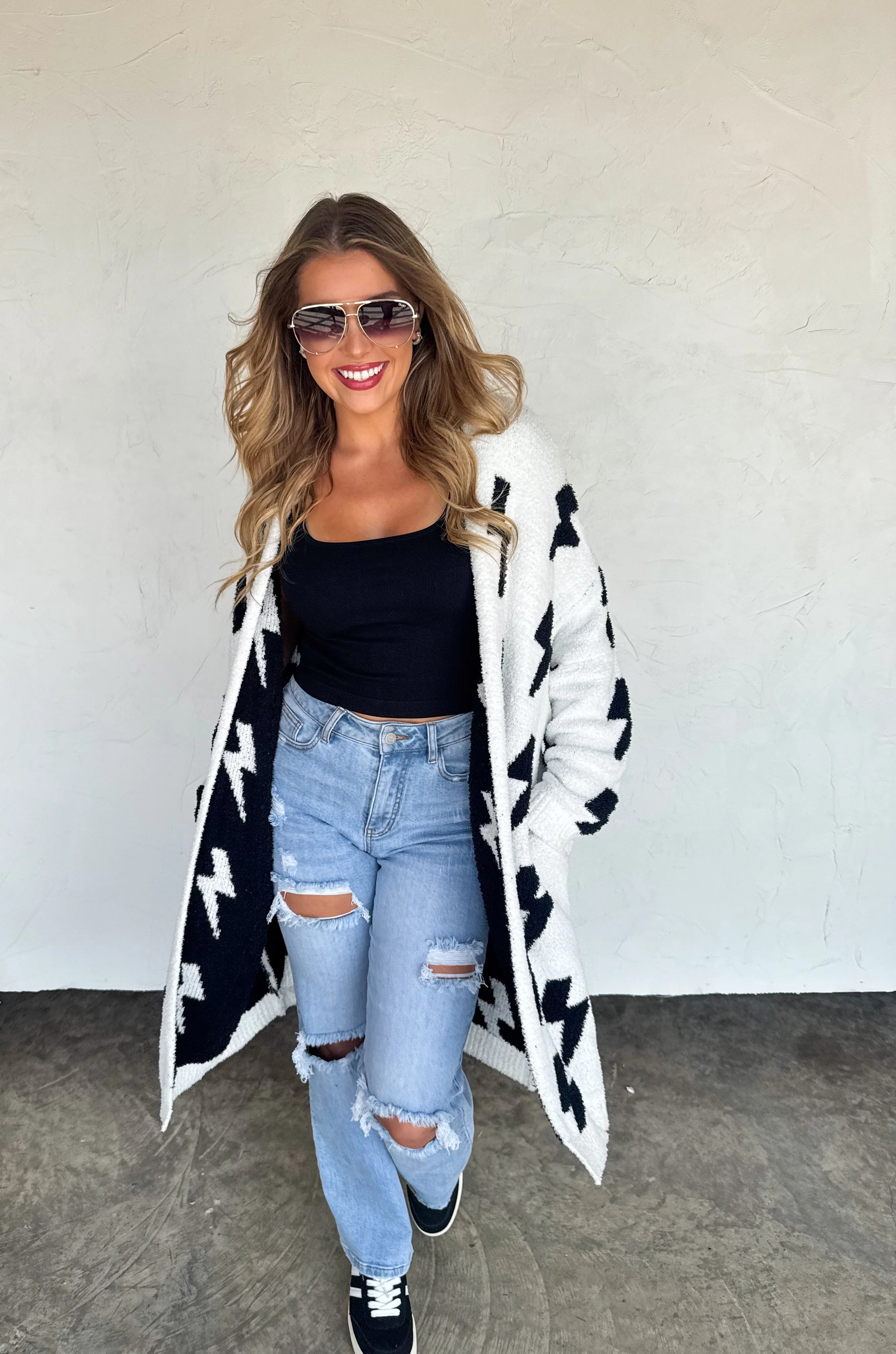 PREORDER: Lighting & Cheetah Cloud Cardigan by Blakeley (ETA: Late November) - BFF Here