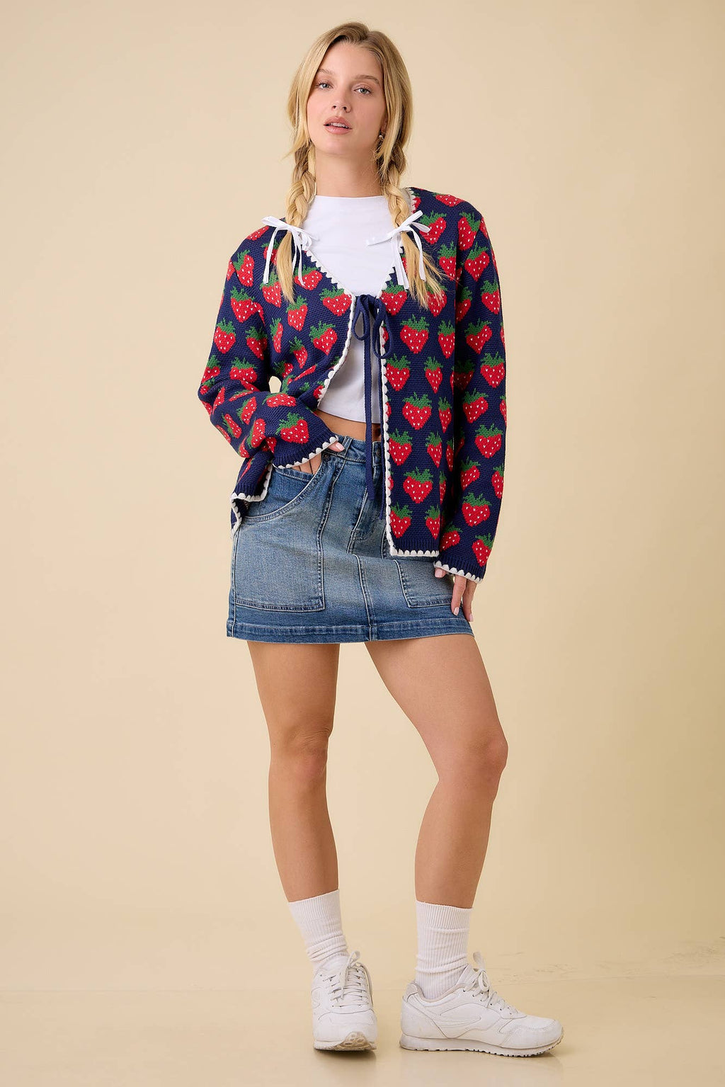 Berry Sweet Knit Cardigan by Main Strip - BFF Here