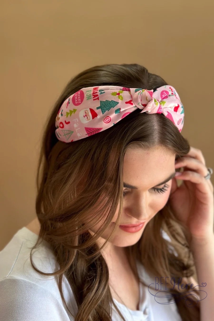 Pink Christmas Memory Lane Headband - BFF Here