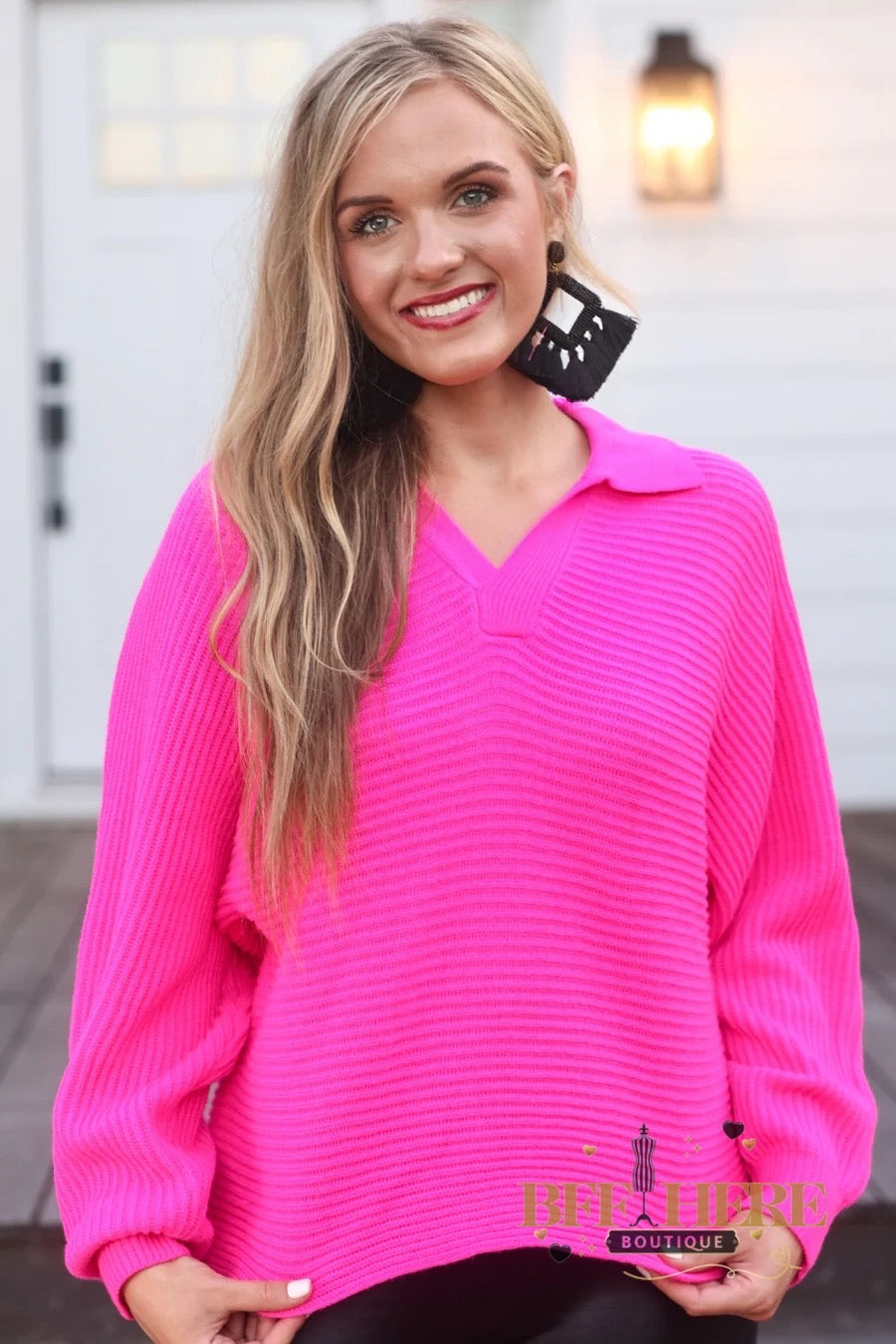 Zander Collared Sweater by Jess Lea - BFF Here