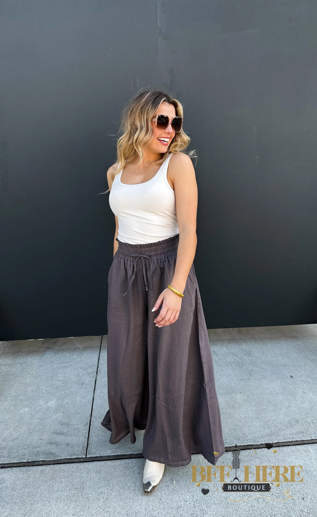 Johanna Linen Pants / Choice of Color by Blakeley - BFF Here