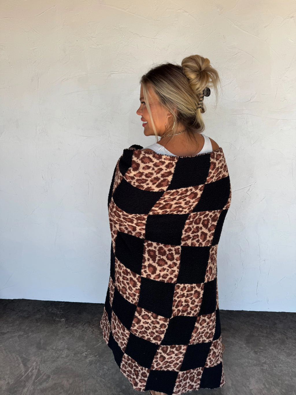 PREORDER: Checker Cheetah Cloud Blanket by Blakeley (ETA: Late November) - BFF Here