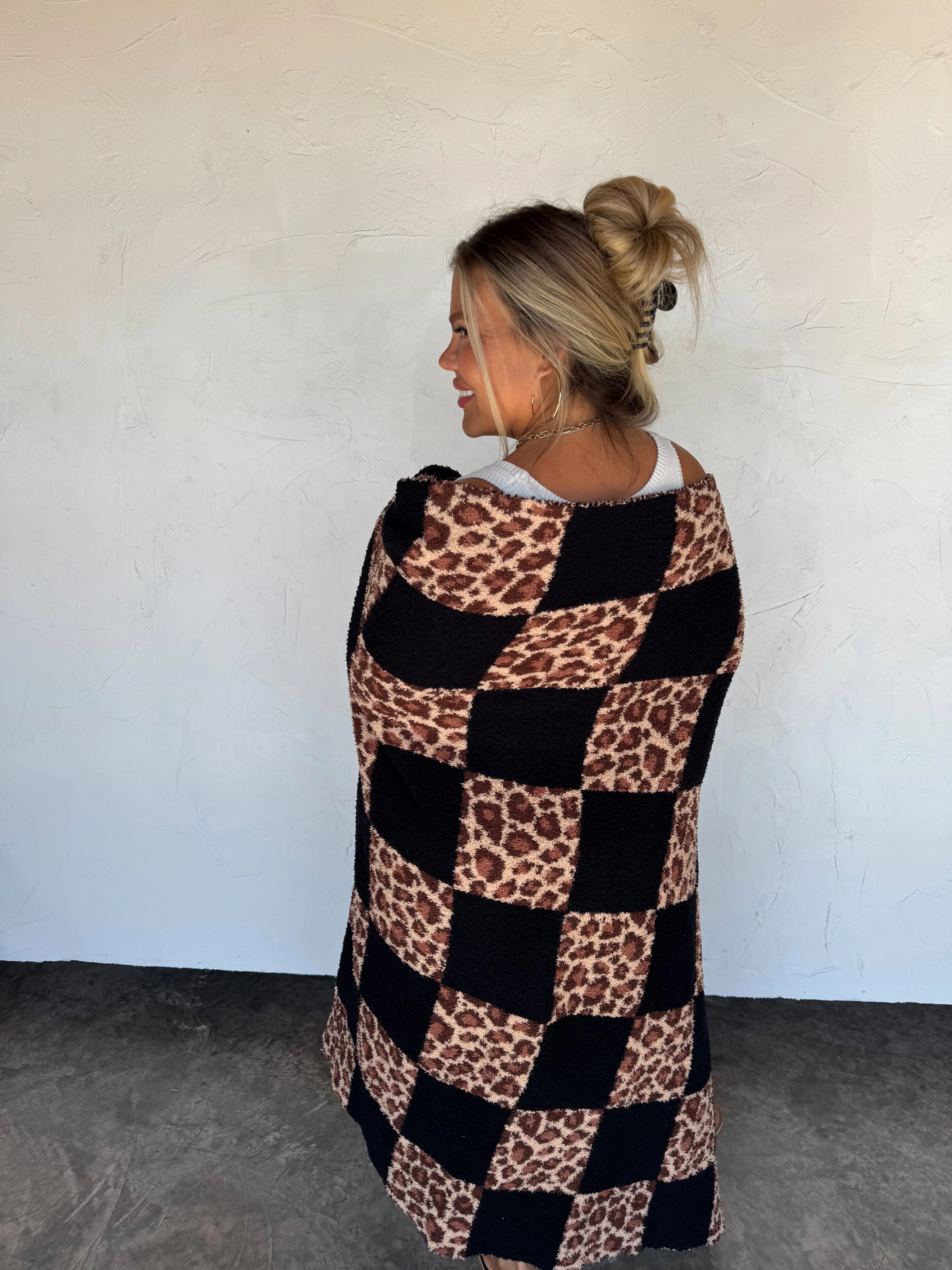 PREORDER: Checker Cheetah Cloud Blanket by Blakeley (ETA: Late November) - BFF Here