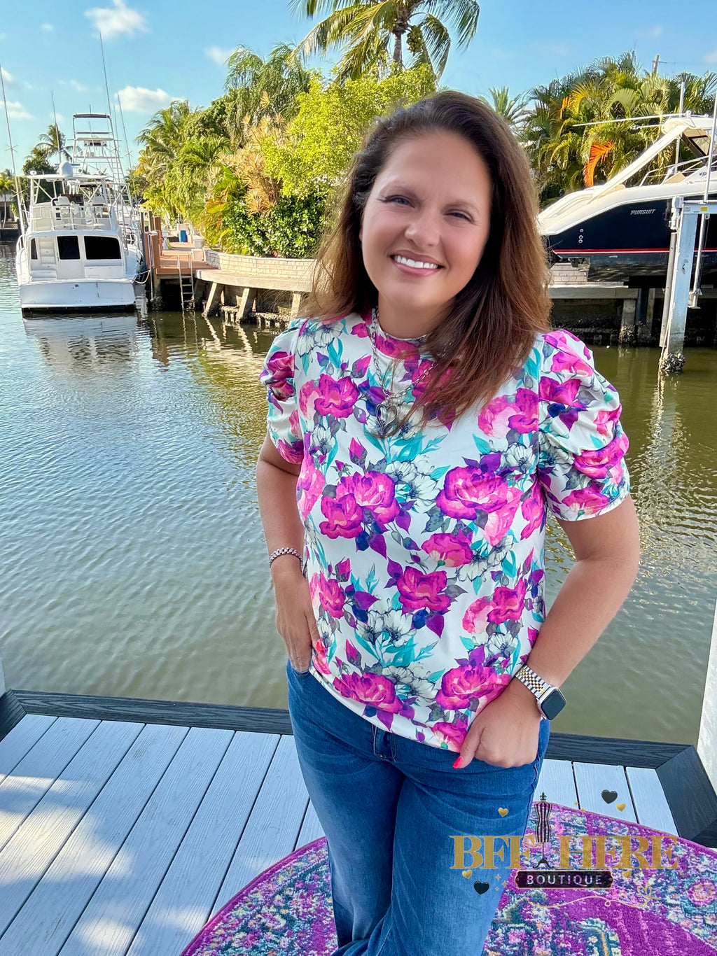 Life Is A Flower Top by Sterling Kreek - BFF Here