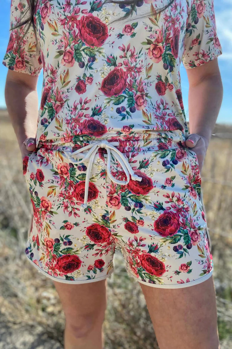 Porcelain Petals Shorts by Sterling Kreek - BFF Here