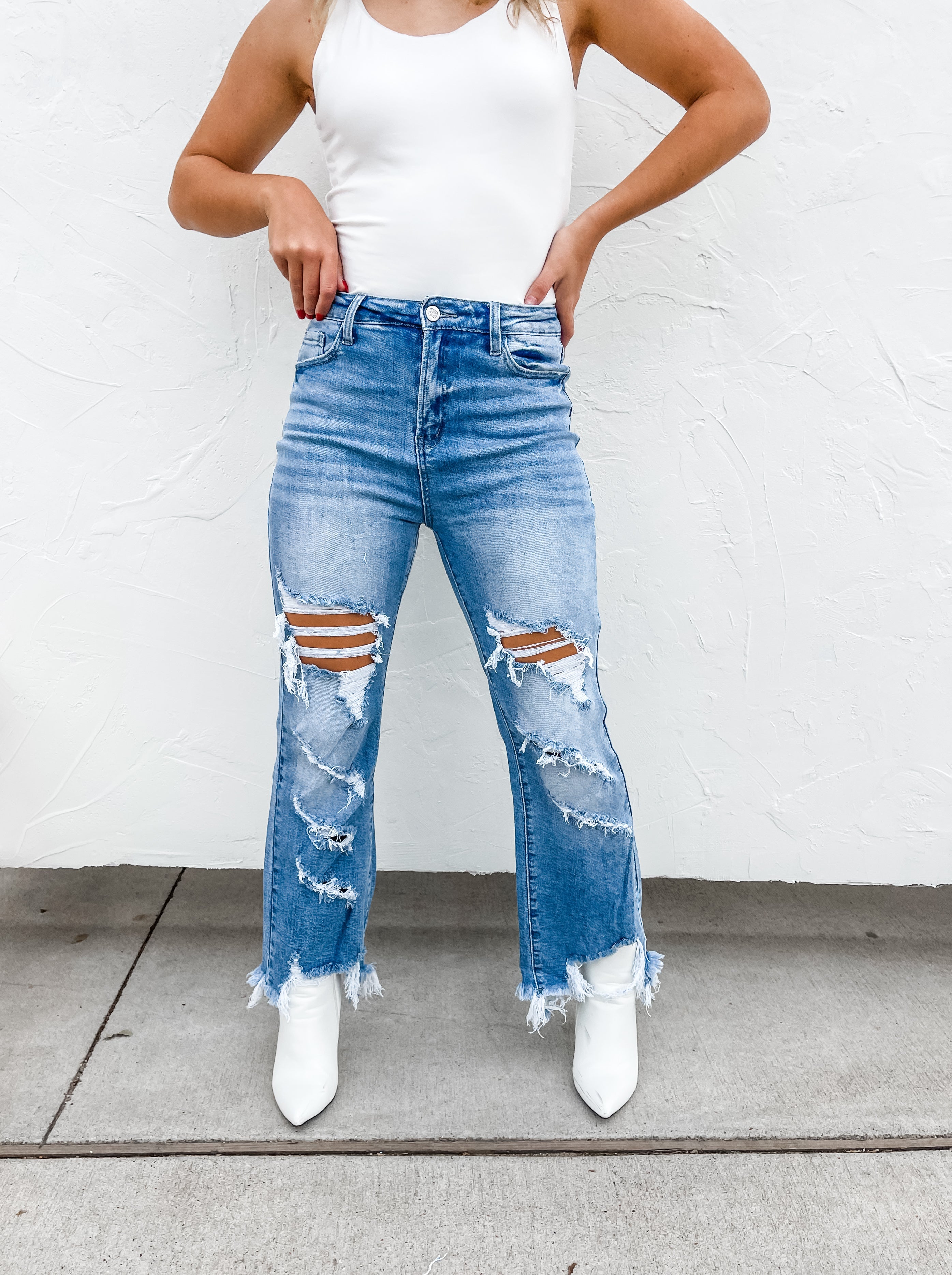 PREORDER: Urban Distressed Crop Jean by Blakeley (ETA: September)