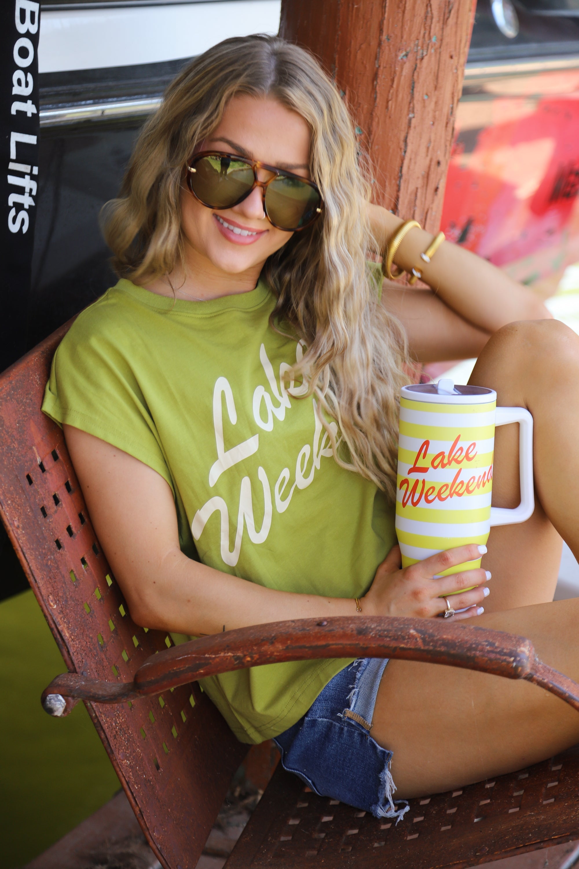 PREORDER- LAKE WEEKEND TEE by Blakeley (ETA JUNE) - BFF Here