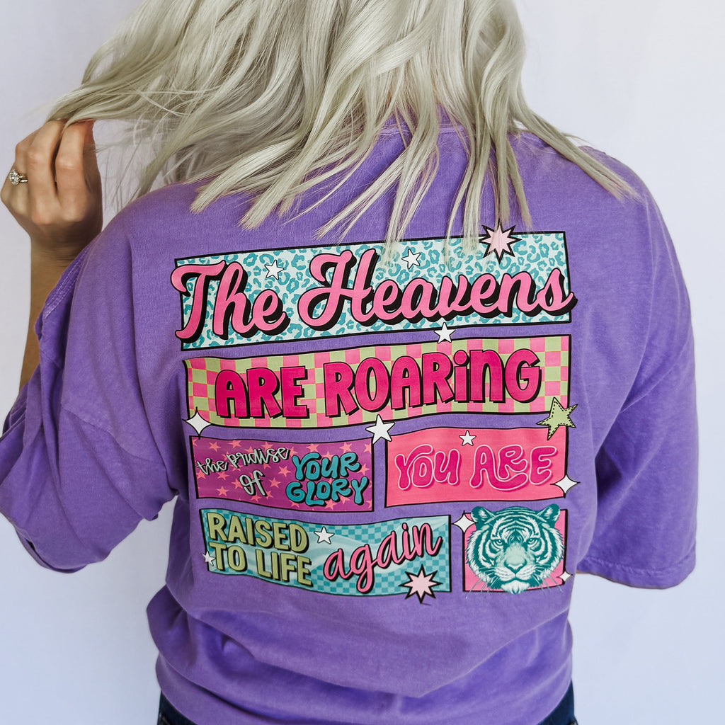 Heavens Are Roaring Tiger Graphic Tee by FestiviTees (Ships 2-3 weeks) - BFF Here