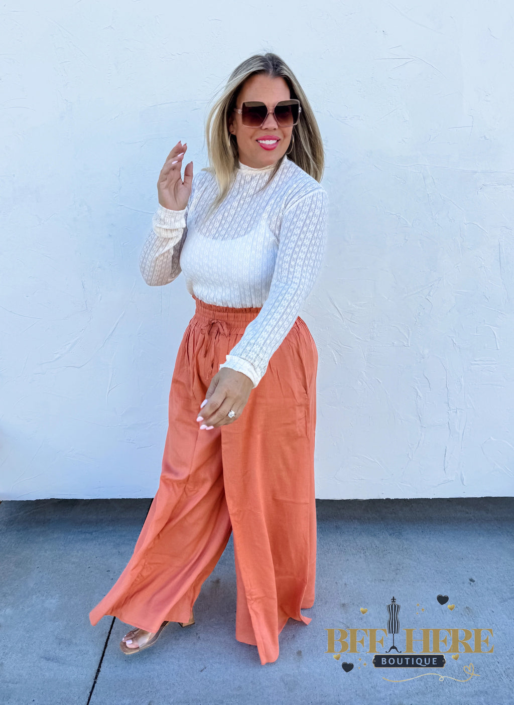 Johanna Linen Pants / Choice of Color by Blakeley - BFF Here