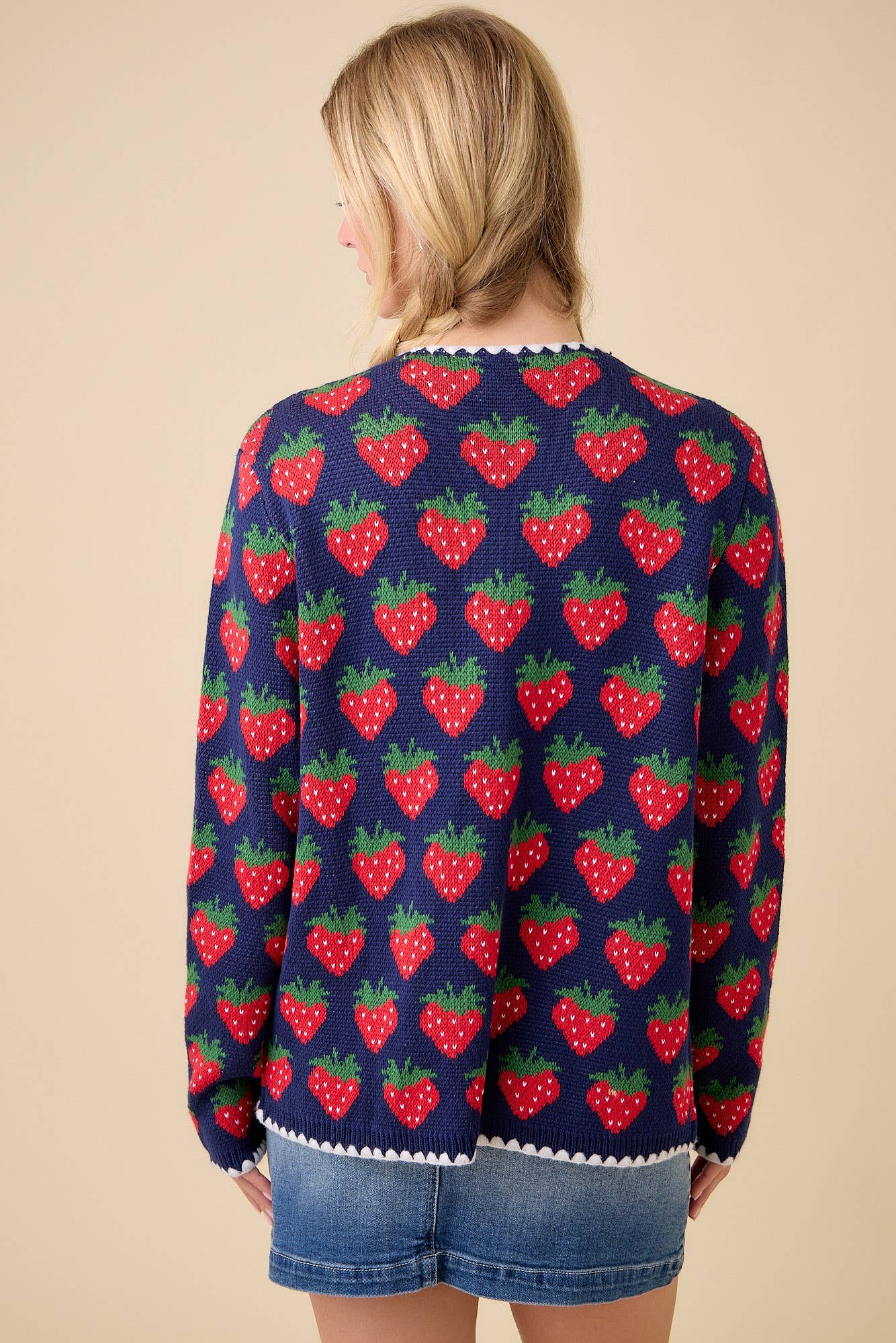 Berry Sweet Knit Cardigan by Main Strip - BFF Here