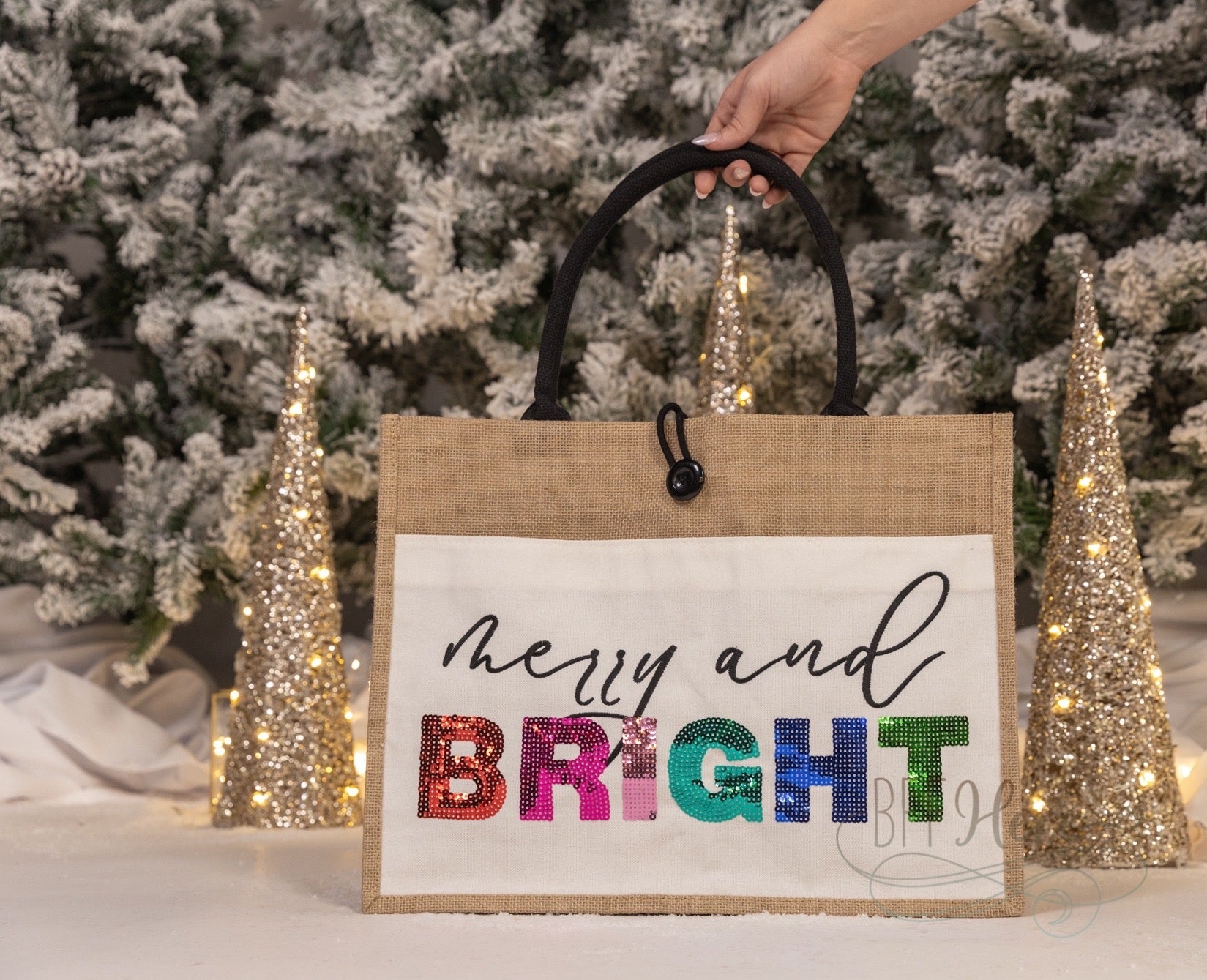 PREORDER-Merry And Bright Bag (Ships Beginning of December) - BFF Here