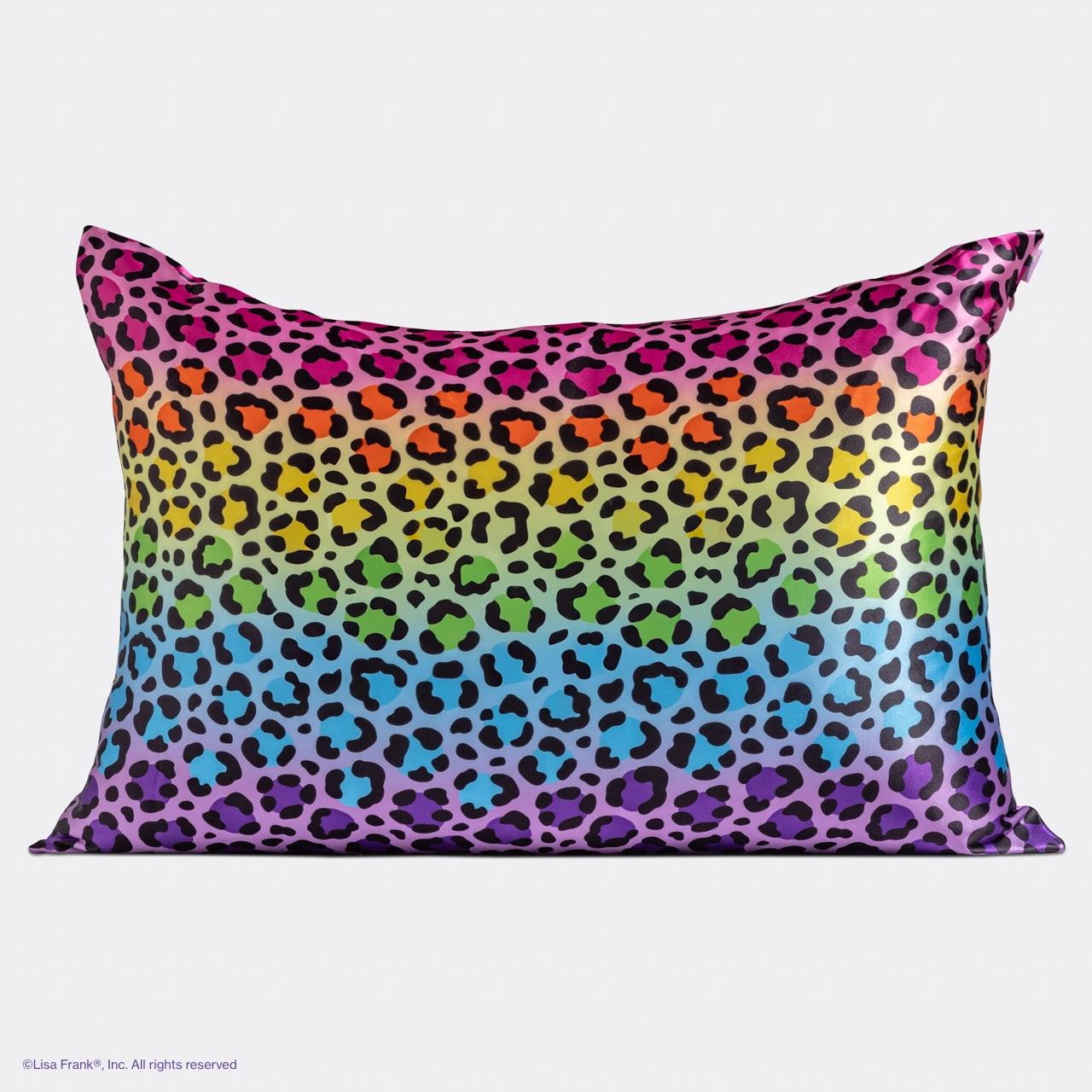 Lisa Frank X Kitsch Satin Pillowcase - Rainbow Leopard