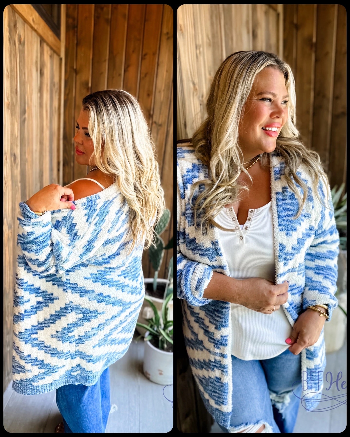 PREORDER: Avery Aztec Cloud Cardigan (Ships End of September) - BFF Here