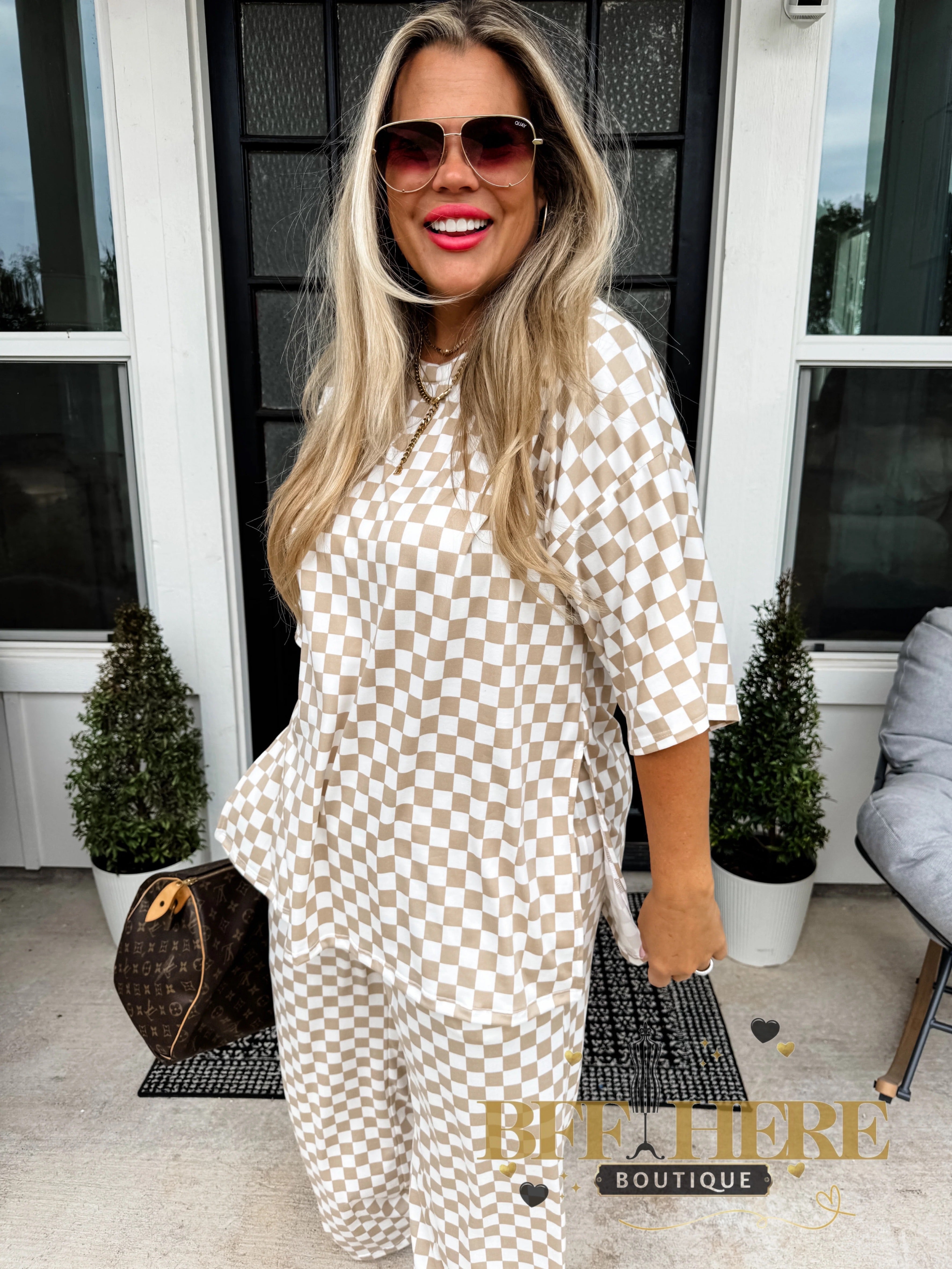 Check Me Out Side Slit Top by Blakeley - BFF Here