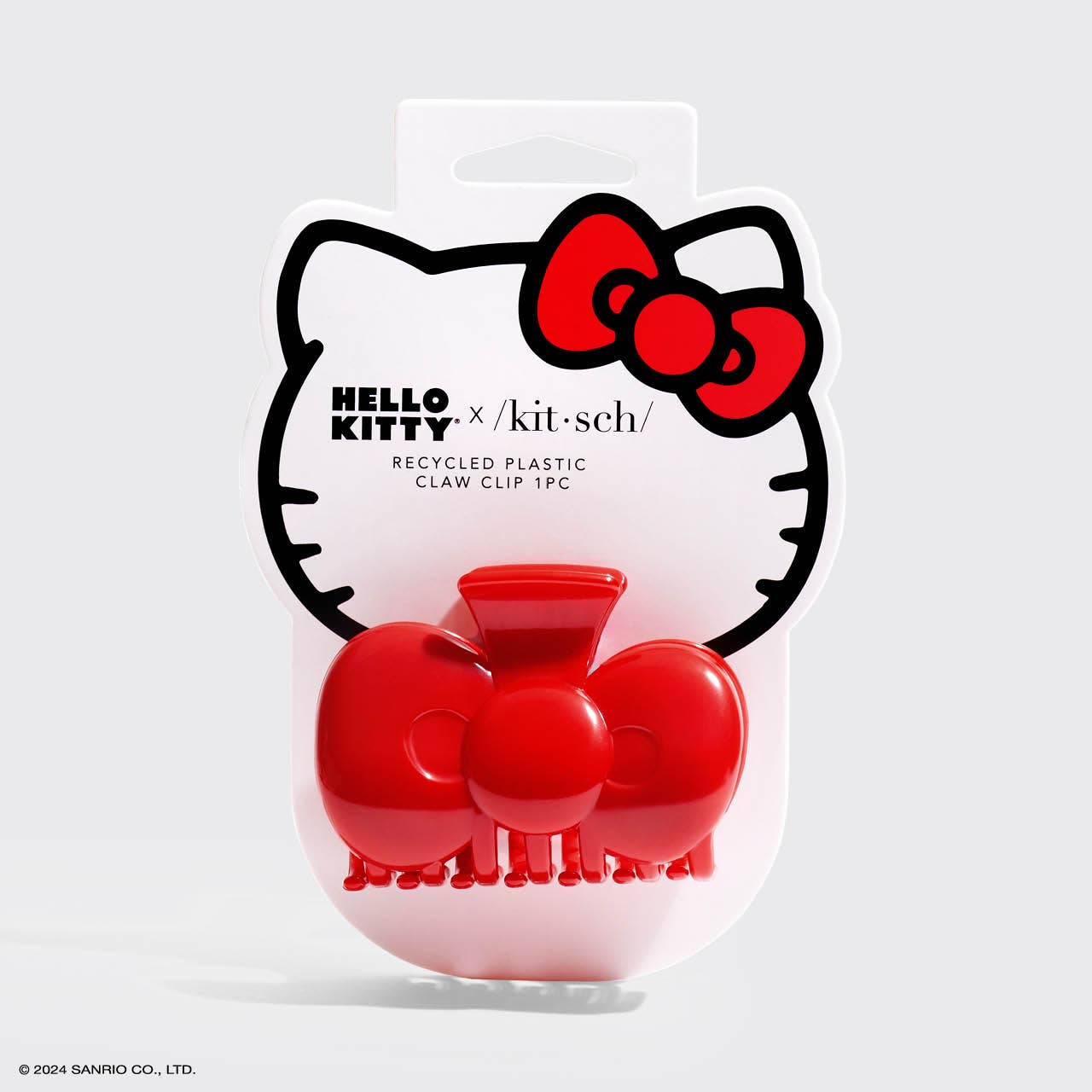 Hello Kitty x Kitsch Recycled Plastic Bow Shape Claw Clip - BFF Here