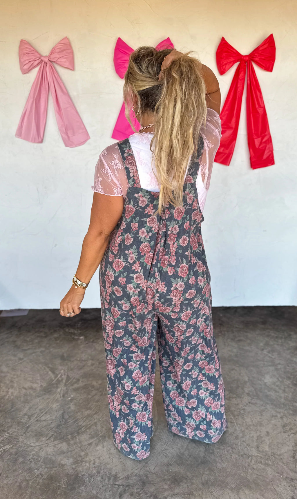 PREORDER: Cassidy Floral Denim Overall  by Blakeley (ETA: Beginning of January ) - BFF Here