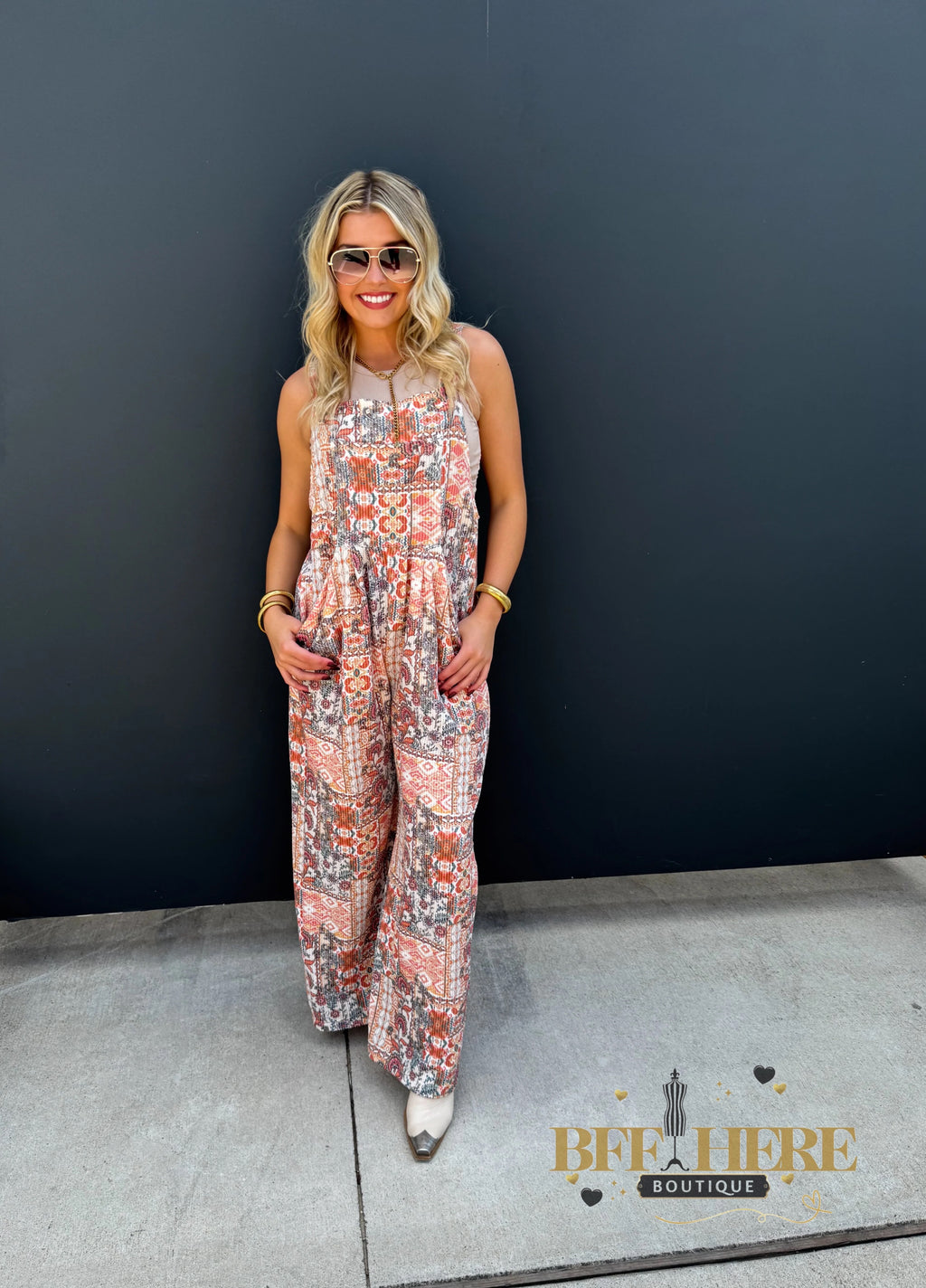 Cassidy Fall Boho Overalls  by Blakeley - BFF Here