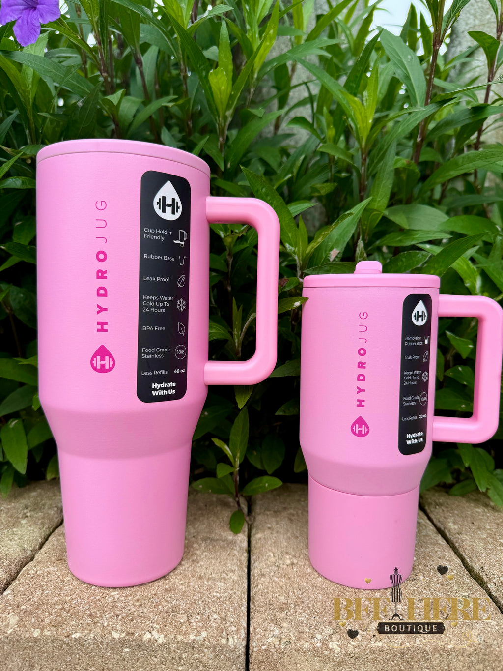 HydroJug Traveler - 20oz. /  Blush - BFF Here