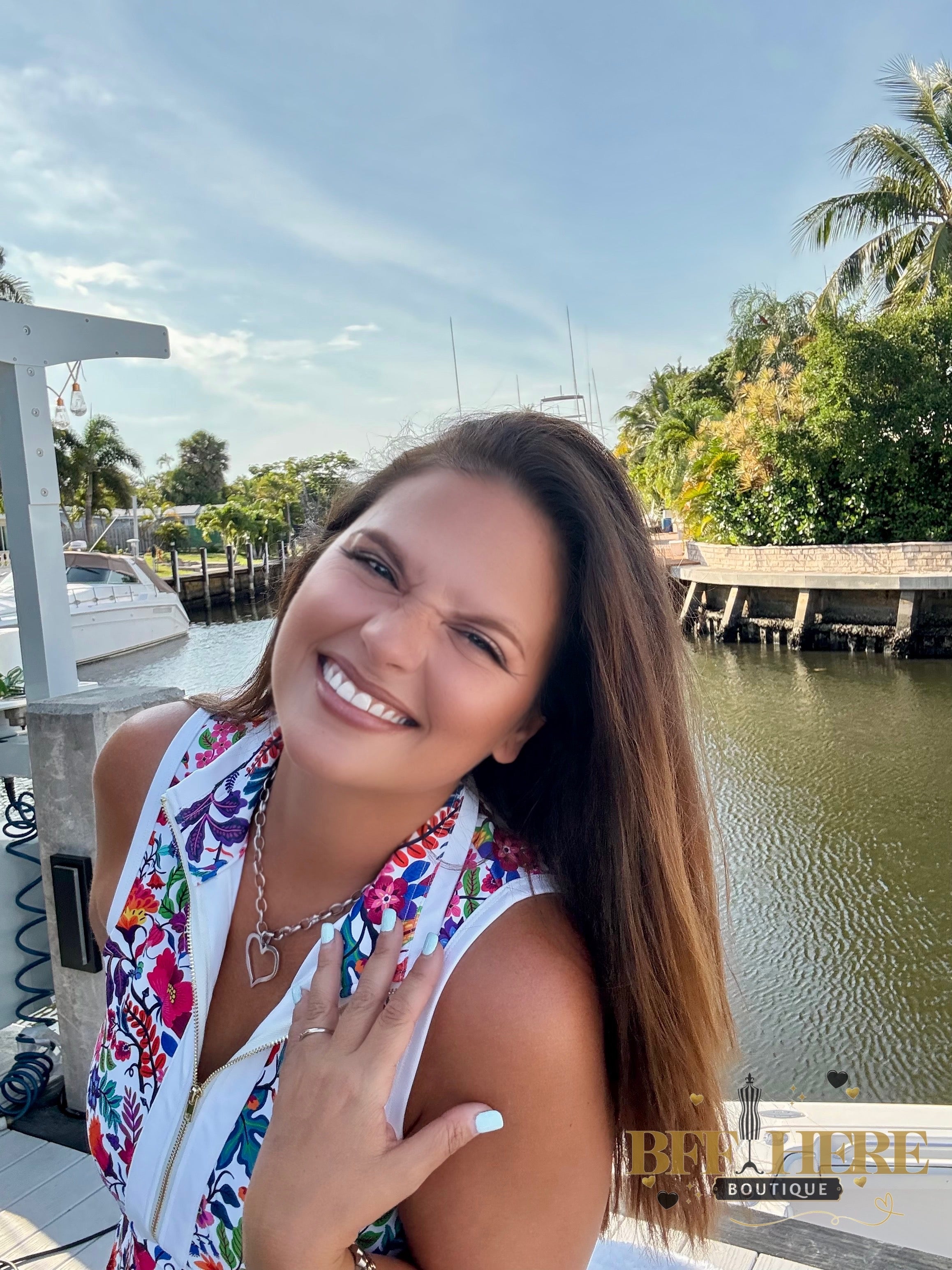 Everyday Zipper Dress / Fiesta Time White by Jess Lea - BFF Here