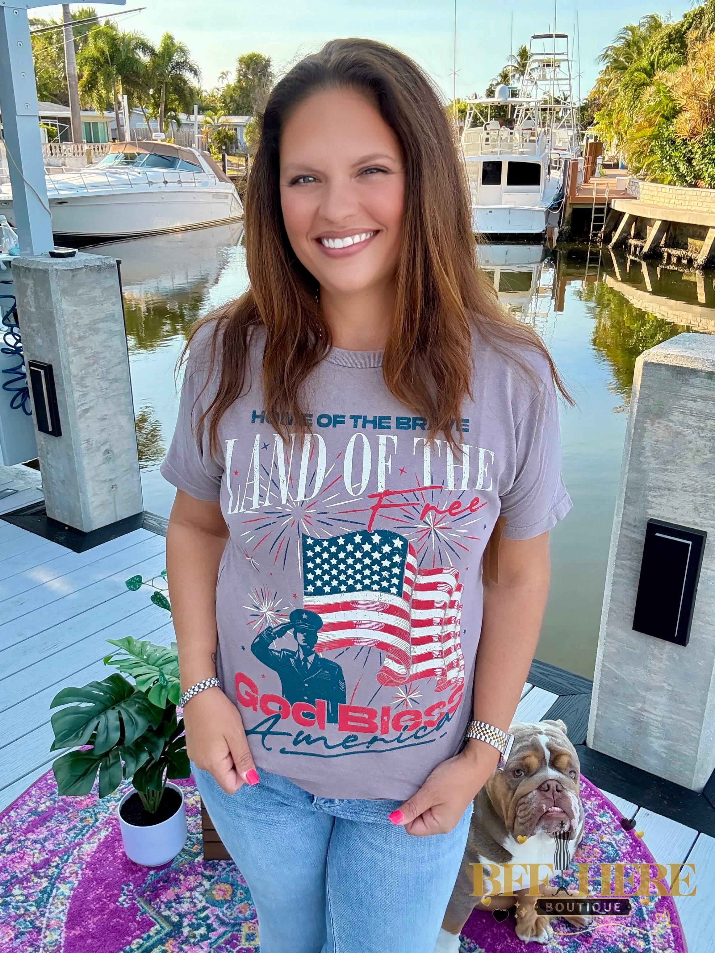 Vintage Old Glory Tee - BFF Here