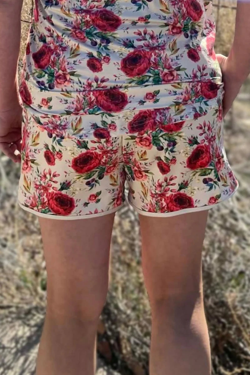 Porcelain Petals Shorts by Sterling Kreek - BFF Here
