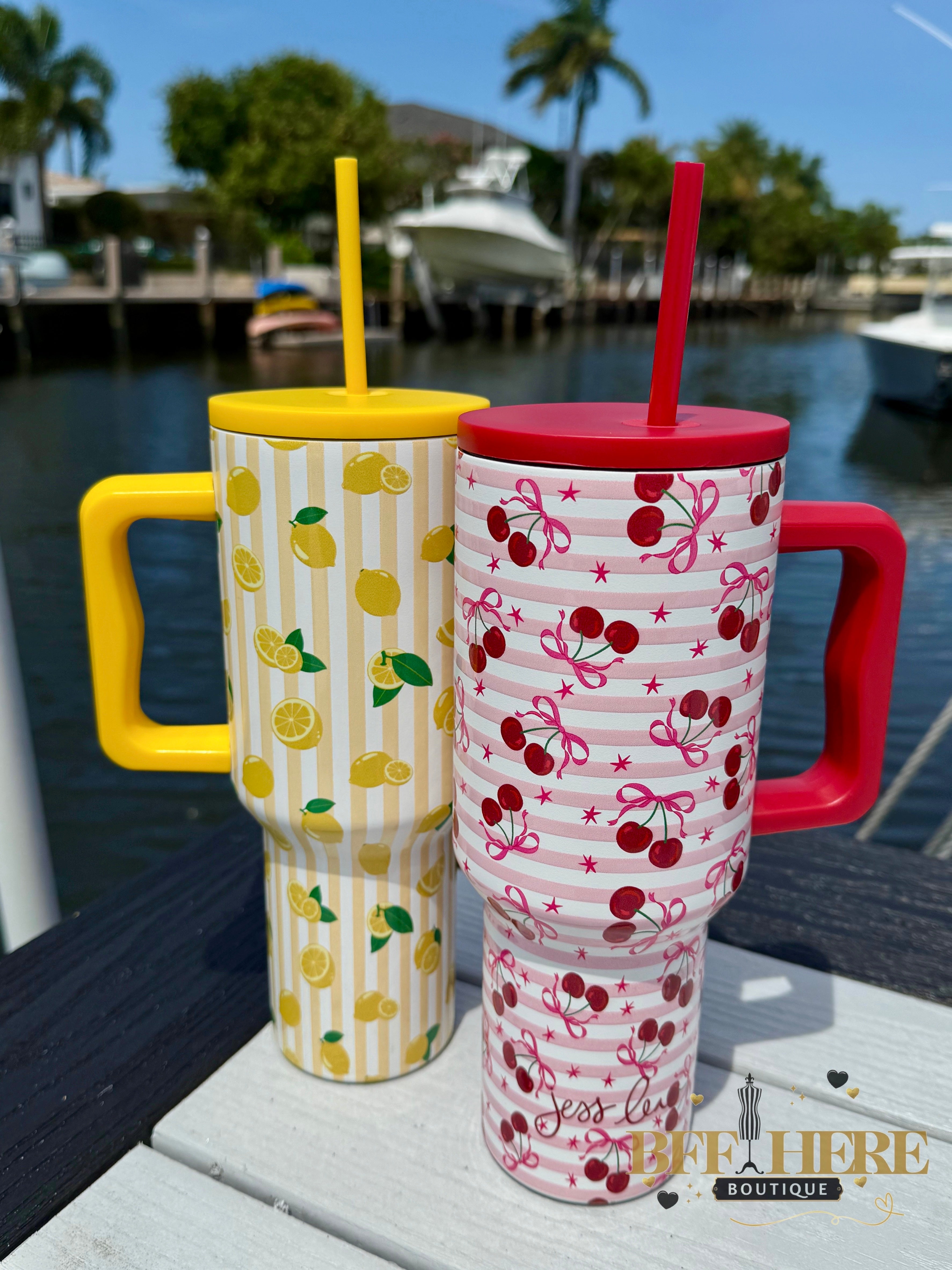 Cherry Bomb Tumbler by Jess Lea - BFF Here