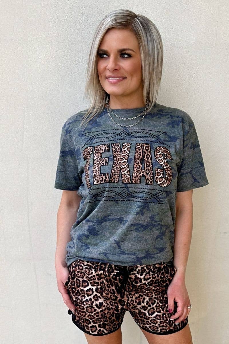 Stitched In Texas Tee - BFF Here