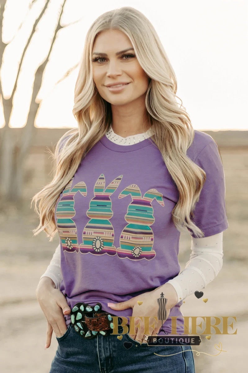 Serape Bunny Tee by Sterling Kreek - BFF Here