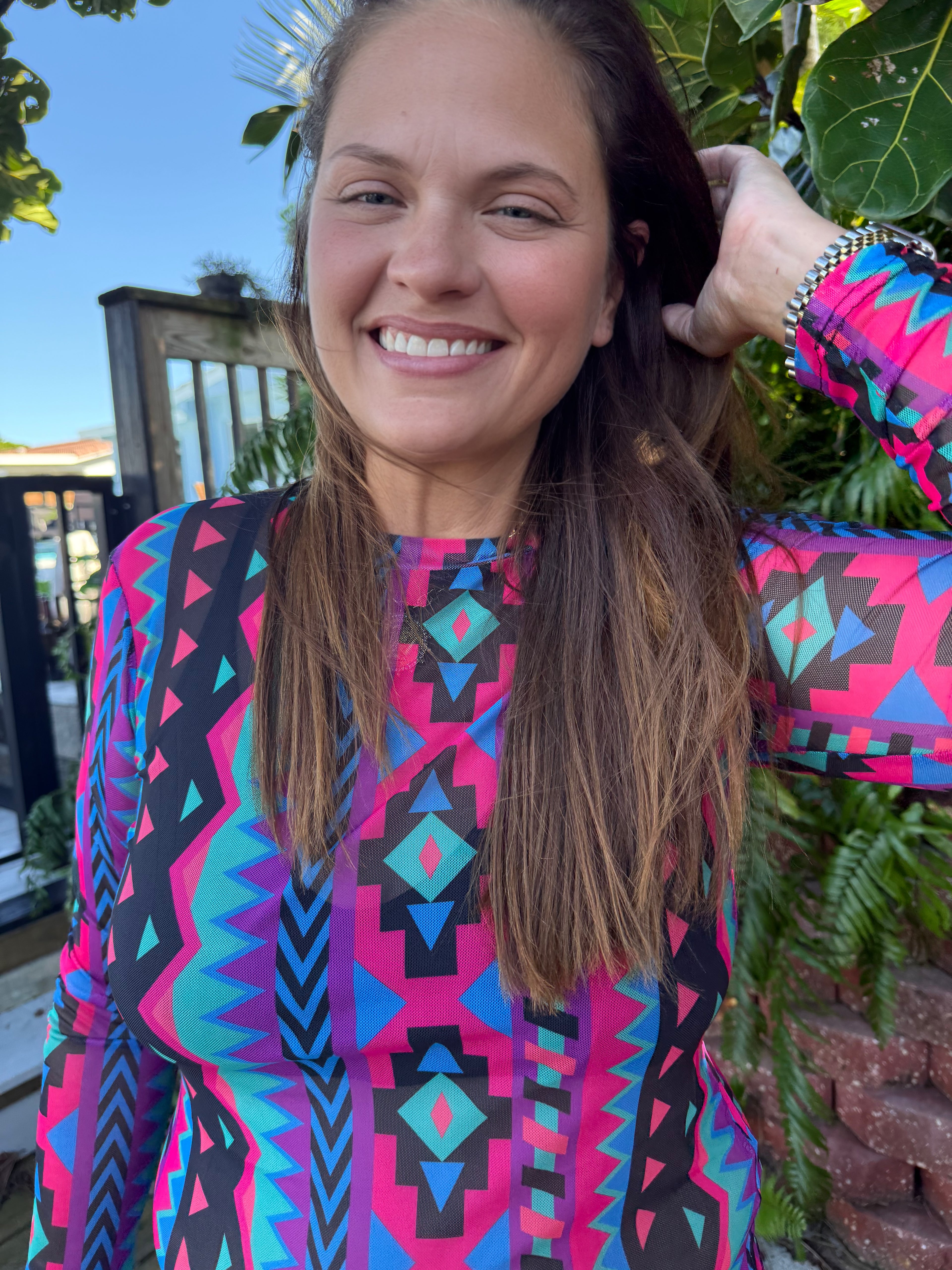 Retro Funk Mesh Top by Rowdy Crowd Clothing - BFF Here