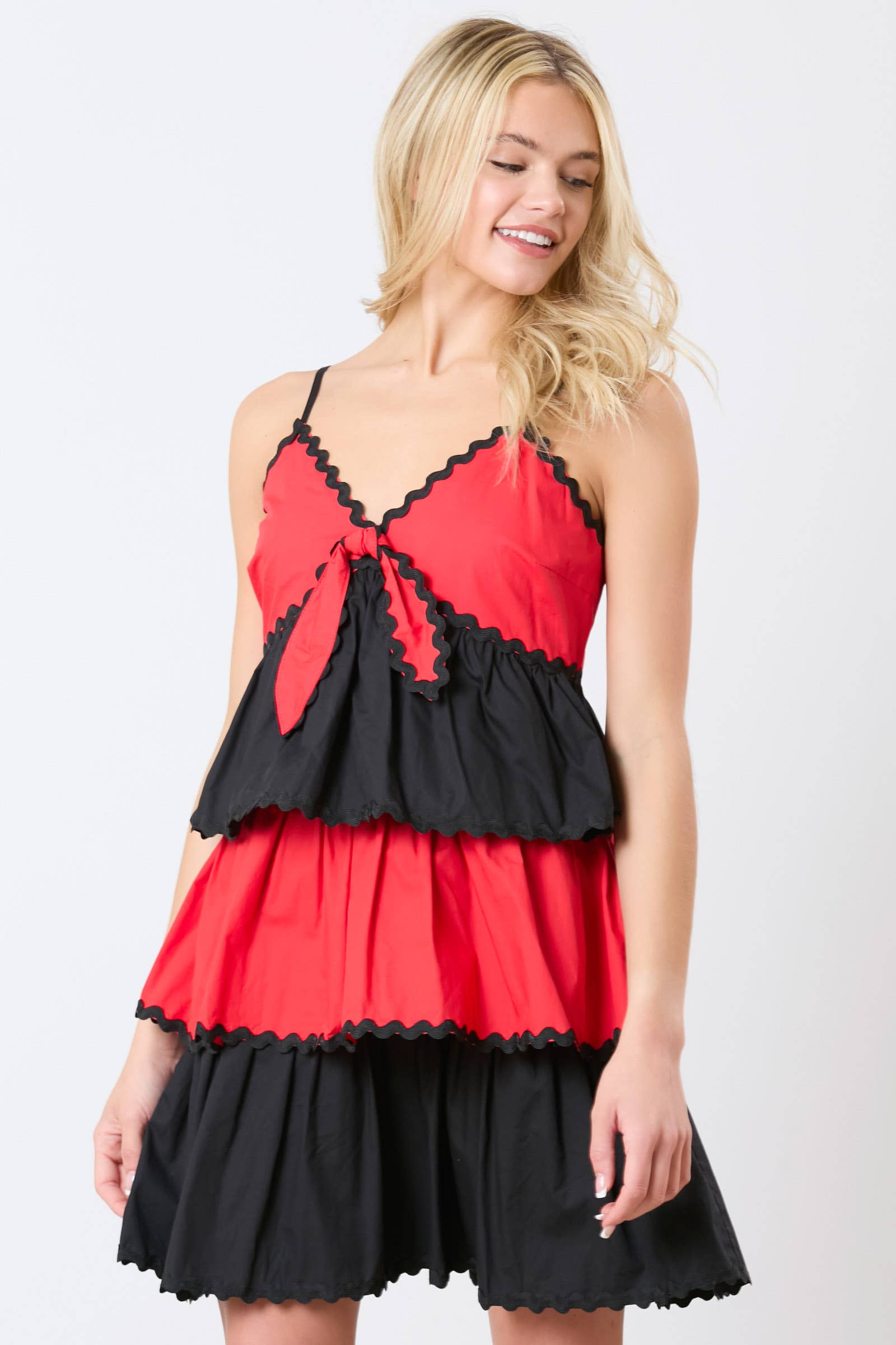 Sunshine Layers: Vibrant and Playful Tiered Dresses / Choice of Color - BFF Here