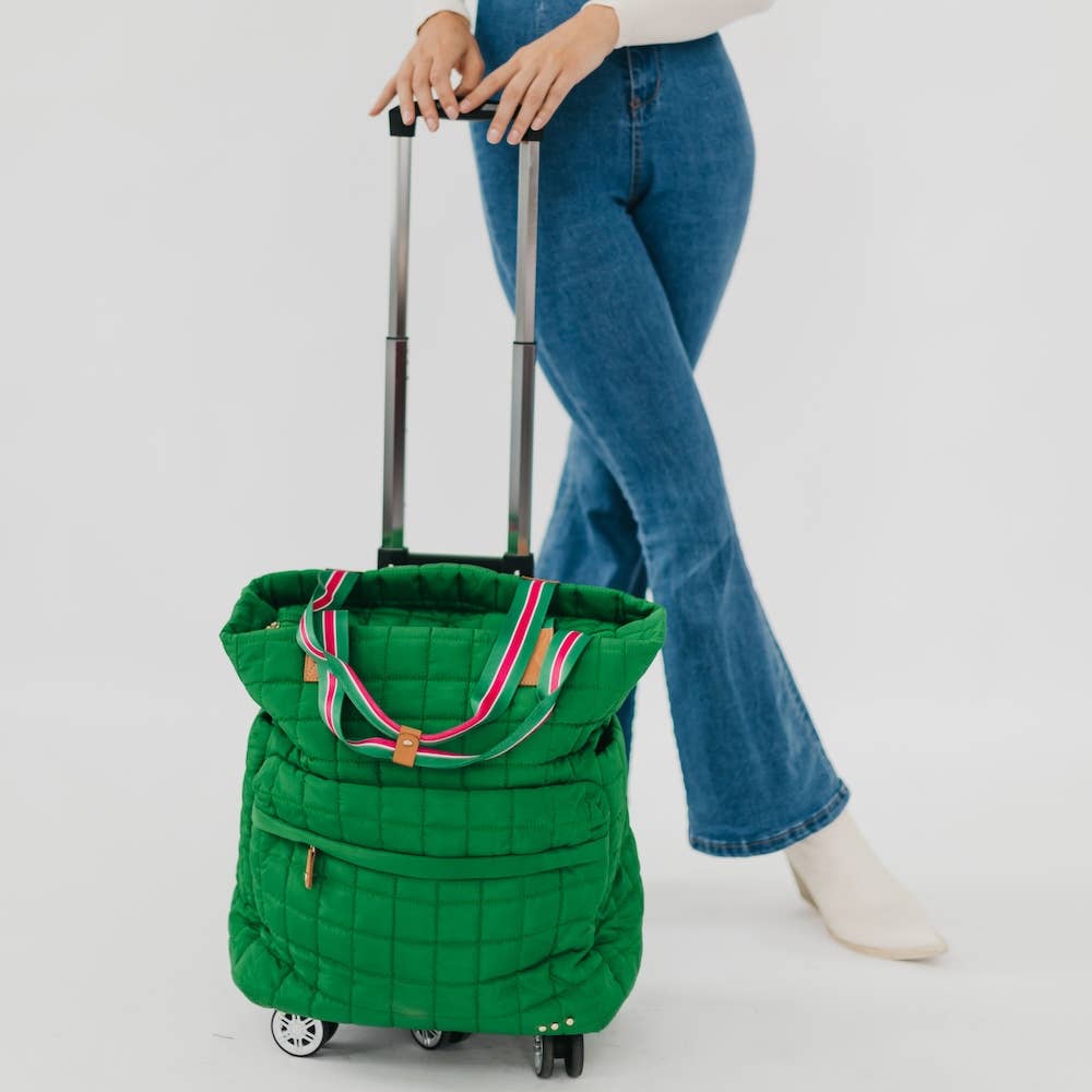 Tenley Quilted Tote Roller Bag by Pretty Simple - BFF Here