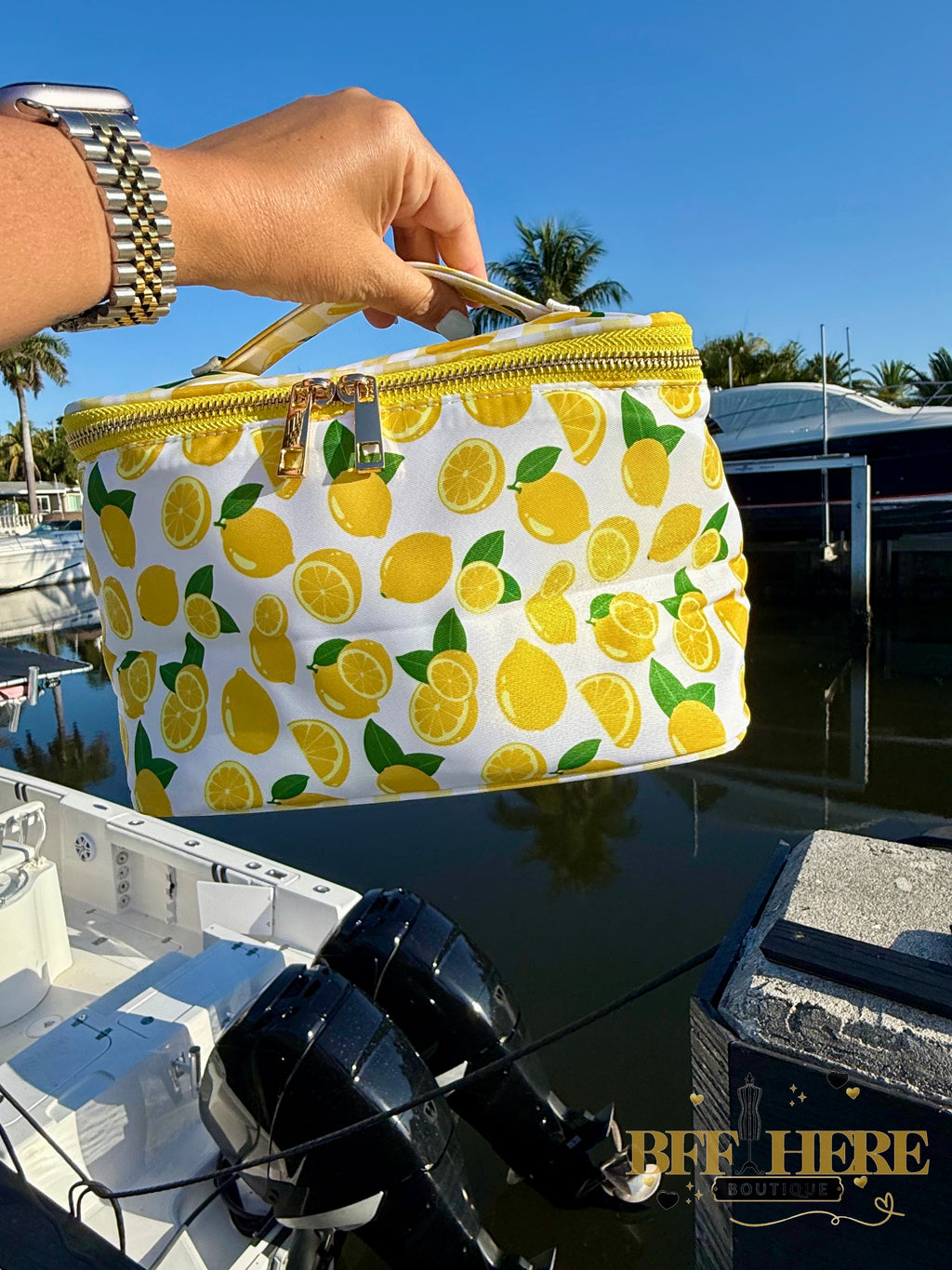 Lemon Drop Travel Bag by Jess Lea - BFF Here