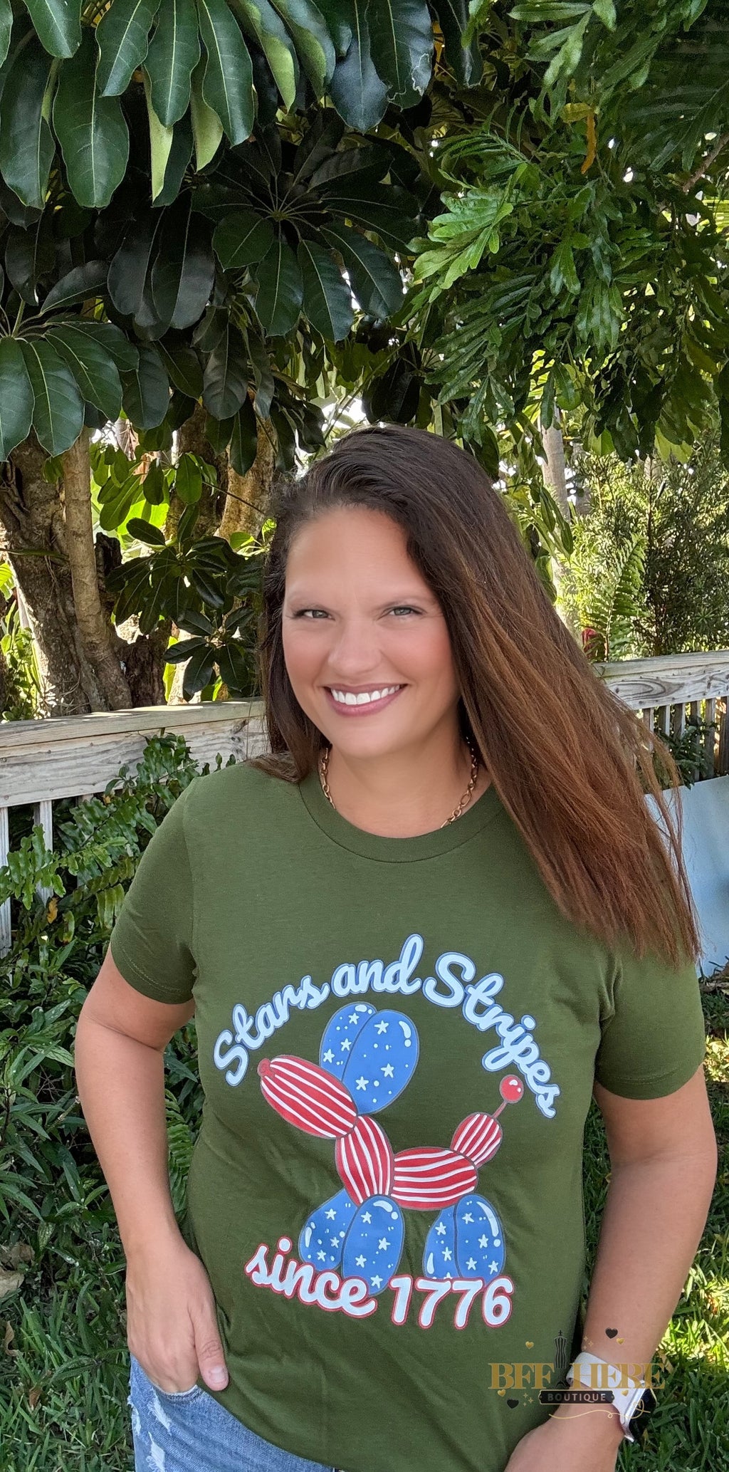 All-American Balloon Dog Tee - BFF Here