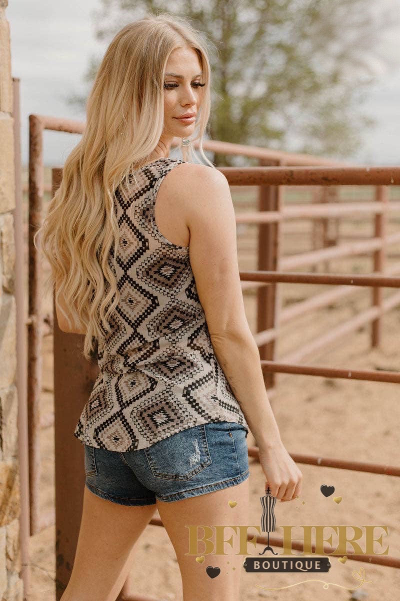 Prairie Lake Mesh Tank Top by Sterling Kreek - BFF Here